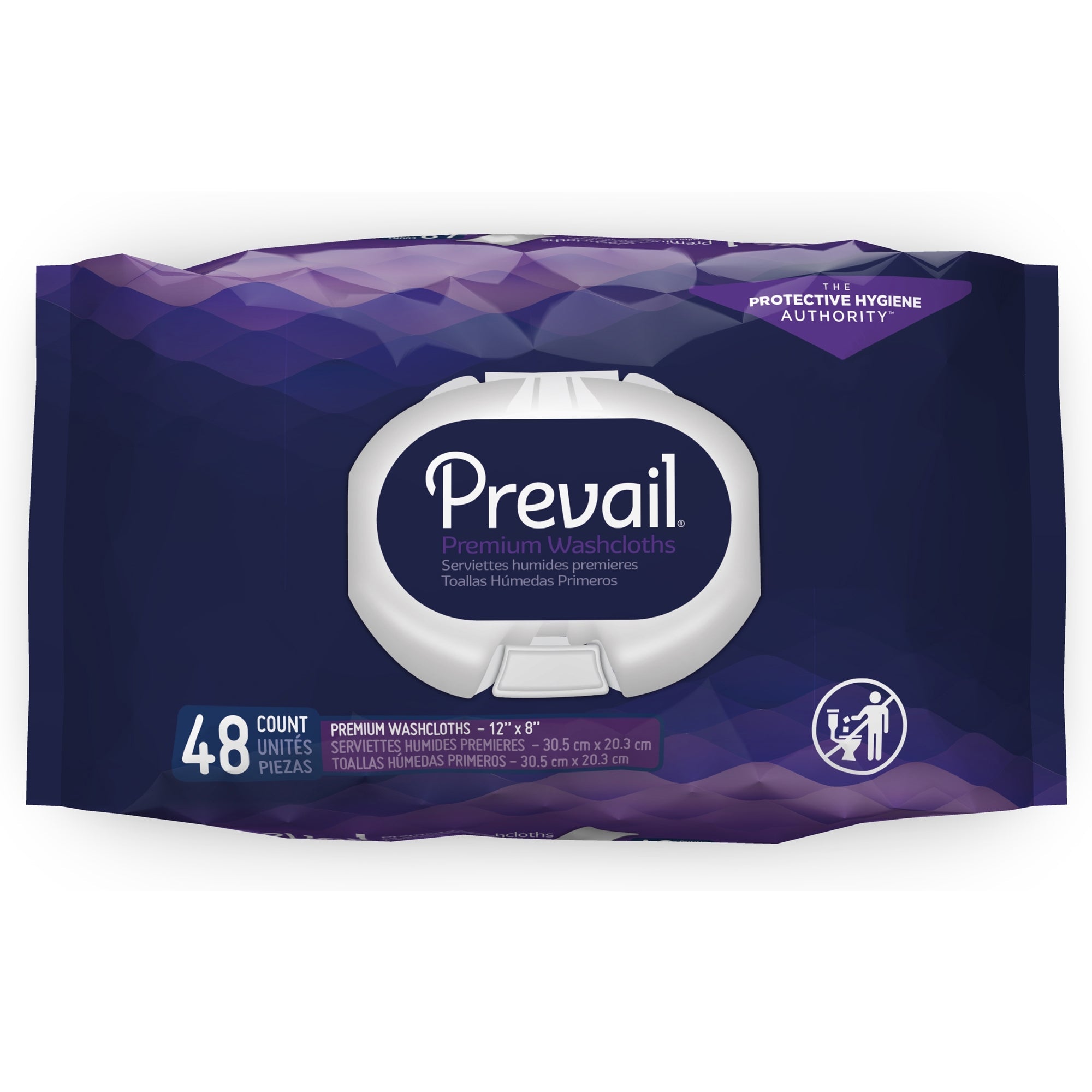 Prevail Personal Wipe with Aloe & Vitamin E, Soft Pack 48 Count