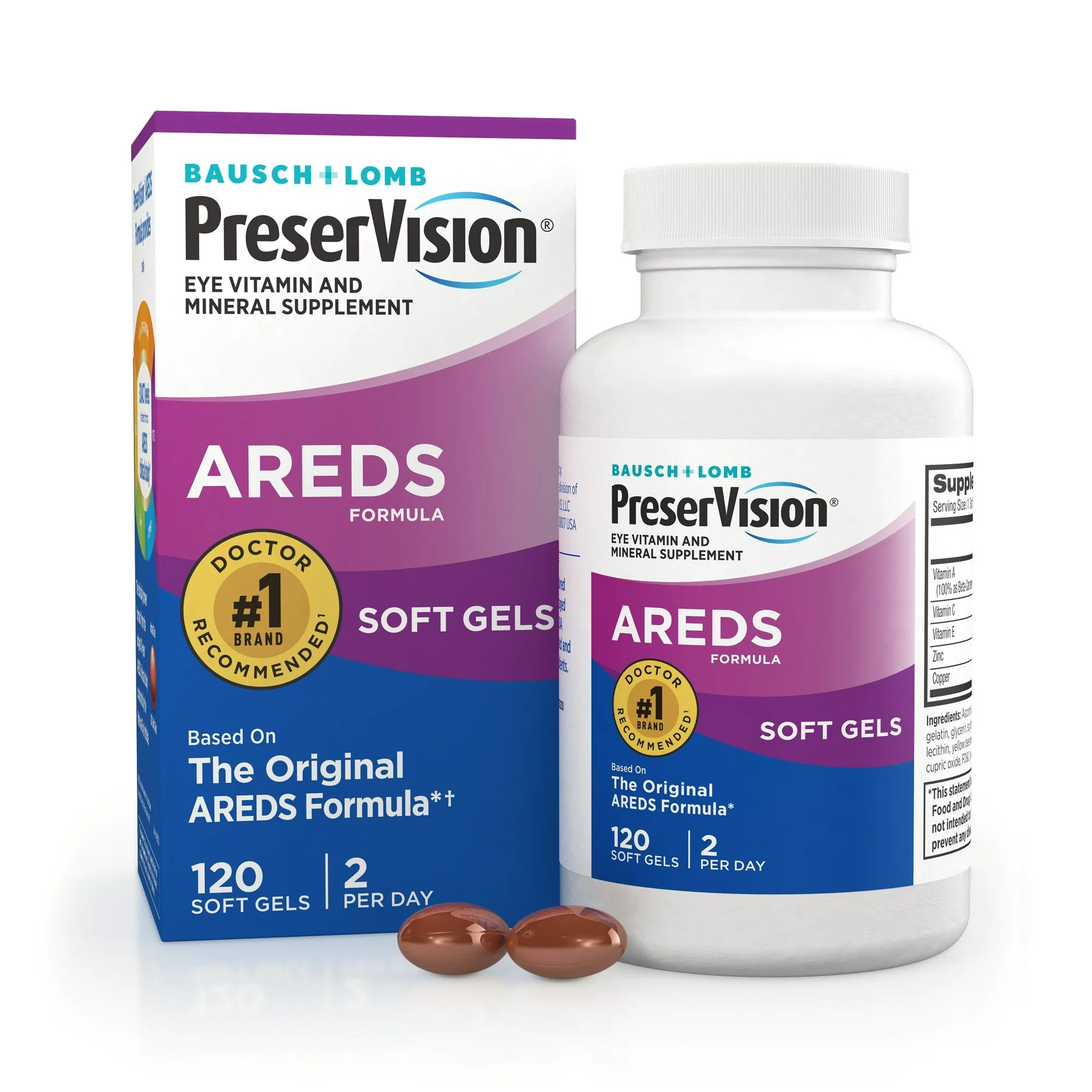 Bausch + Lomb PreserVision AREDS Soft Gels (1 Unit)