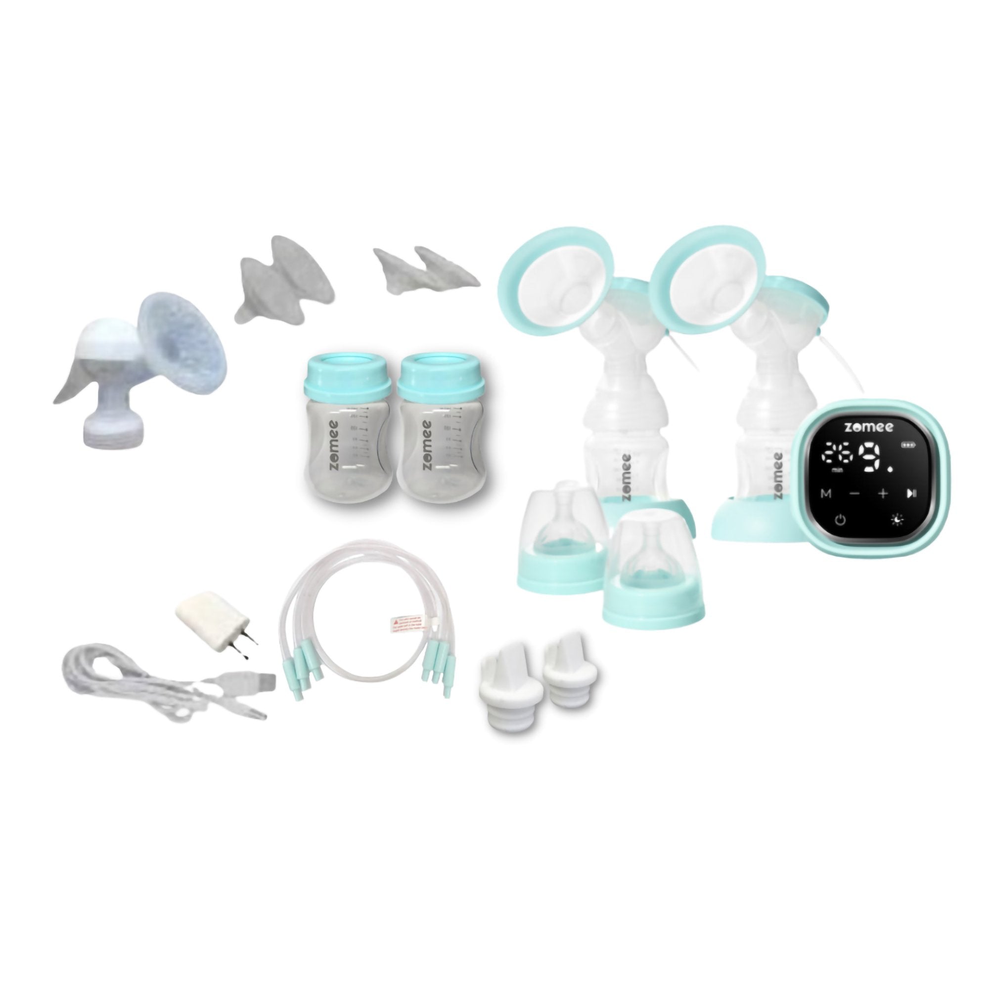 Zomee Double Electric Breast Pump Kit (1 Unit)