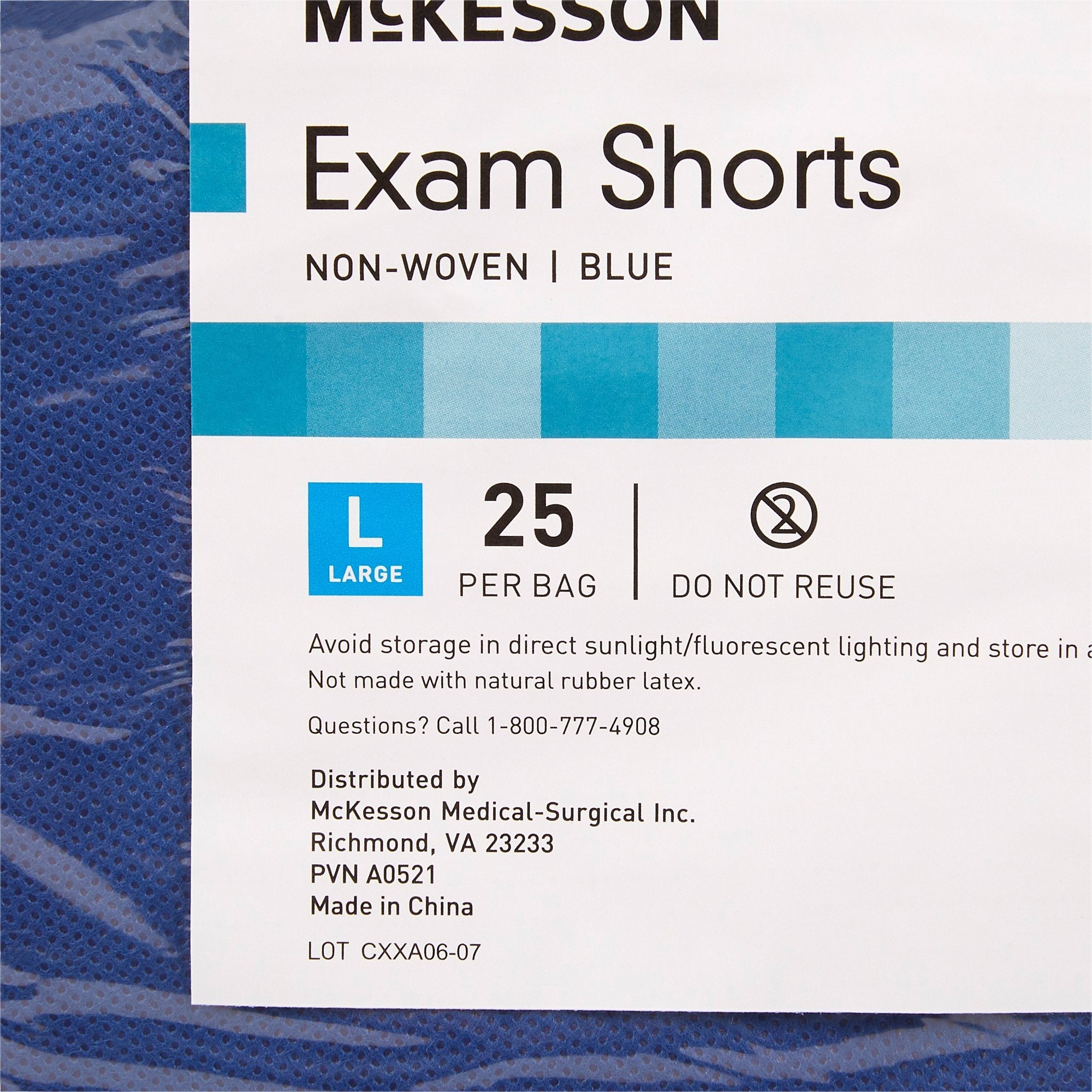 McKesson Patient Exam Shorts, Large (100 Units)