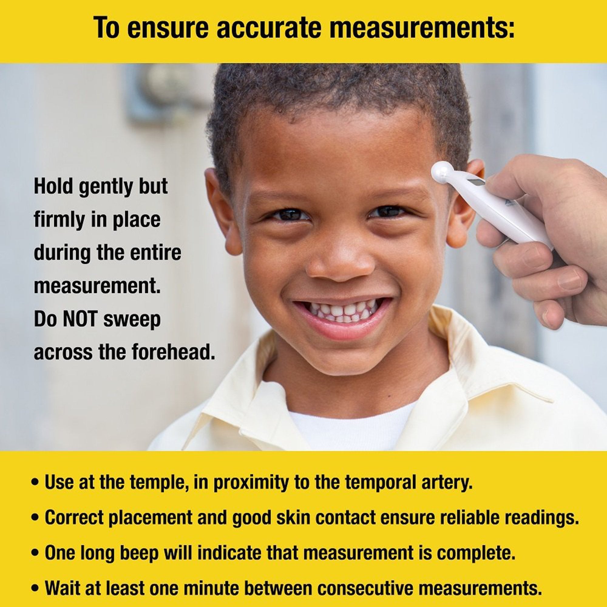 Temporal Contact Thermometer Adtemp™ 427 Temporal Probe Handheld (1 Unit)