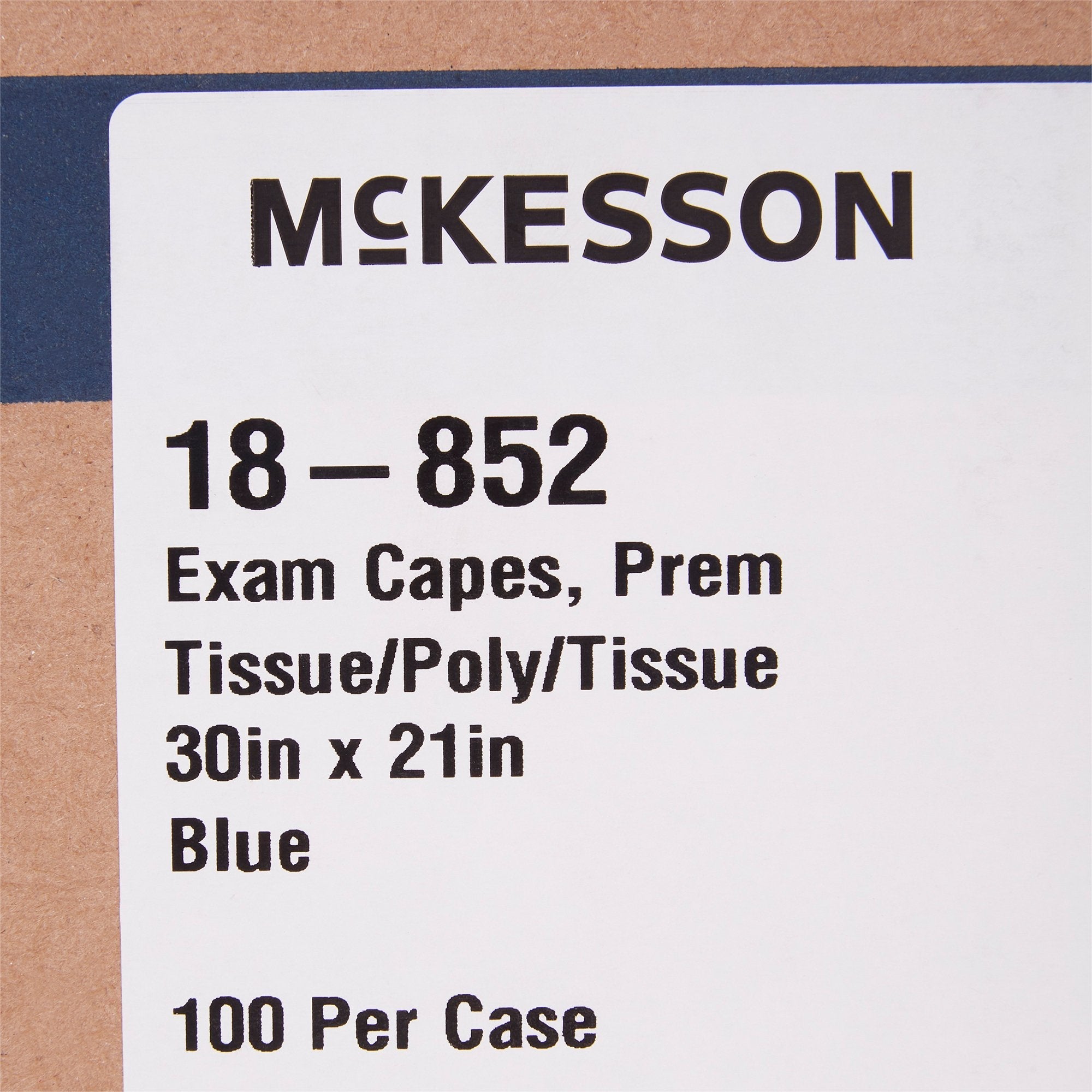 McKesson Exam Cape, Blue (100 Units)