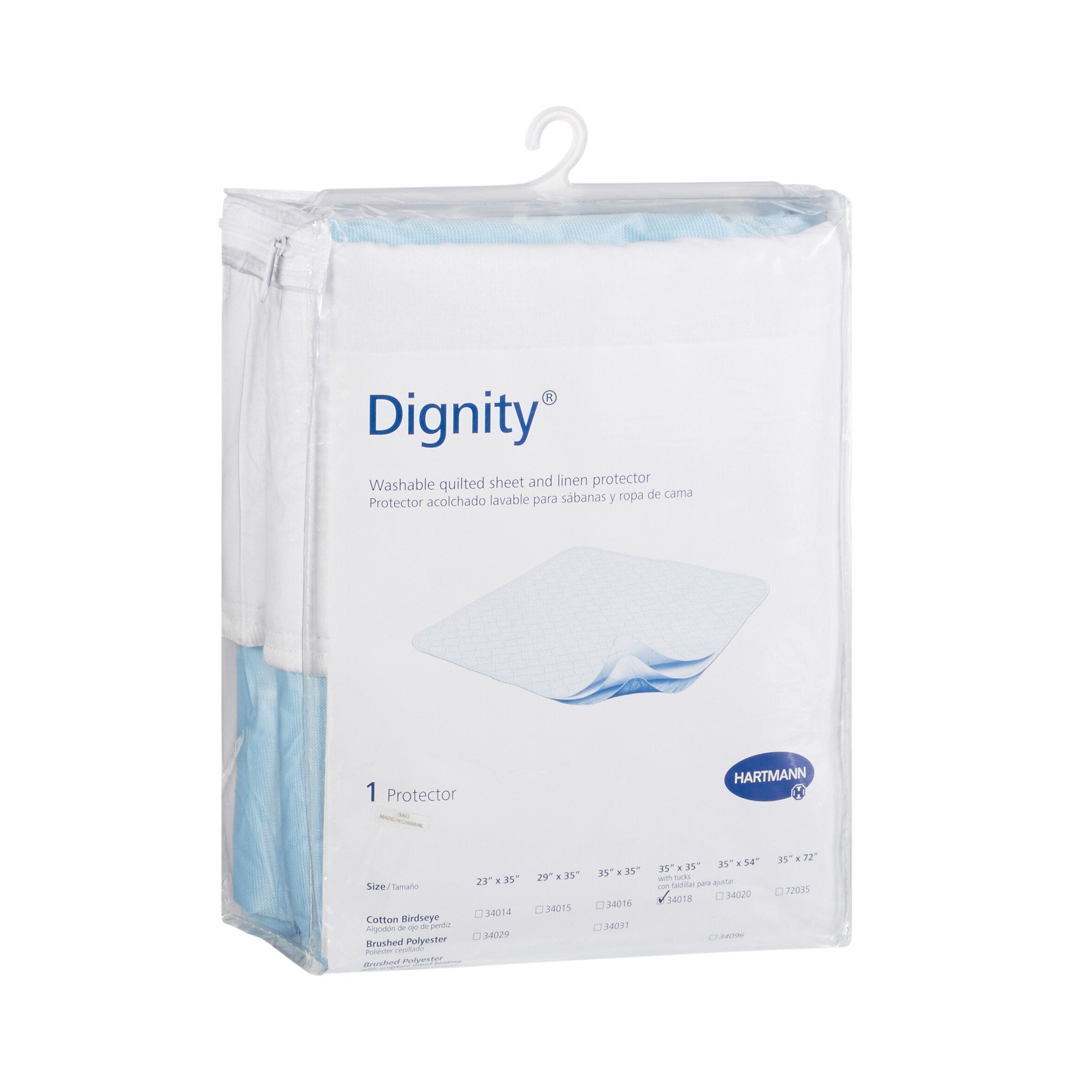 Dignity® Washable Protectors Underpad with Tuckable Flaps, 35 x 35 Inch (1 Unit)