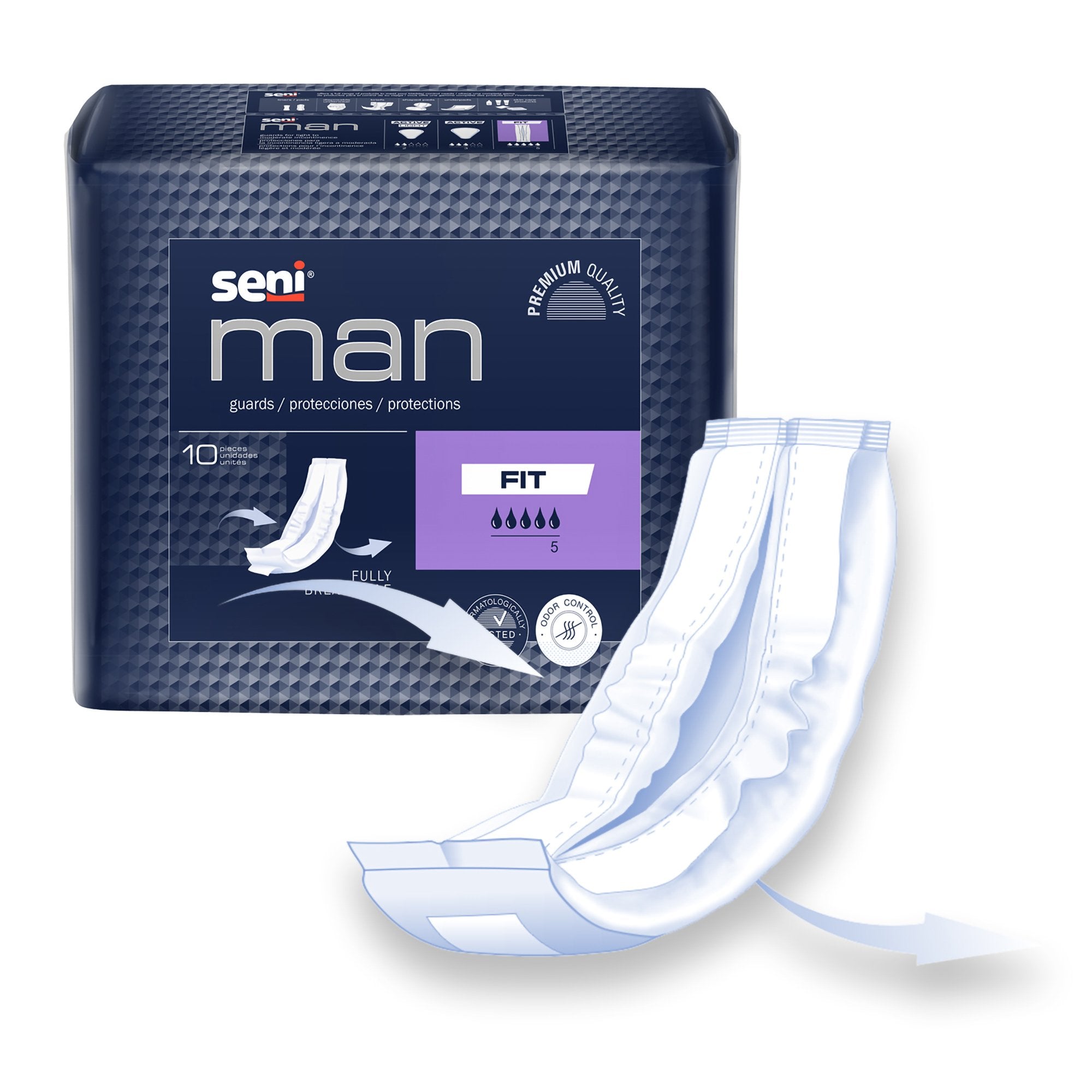 Seni® Man Fit Guards (60 Units)