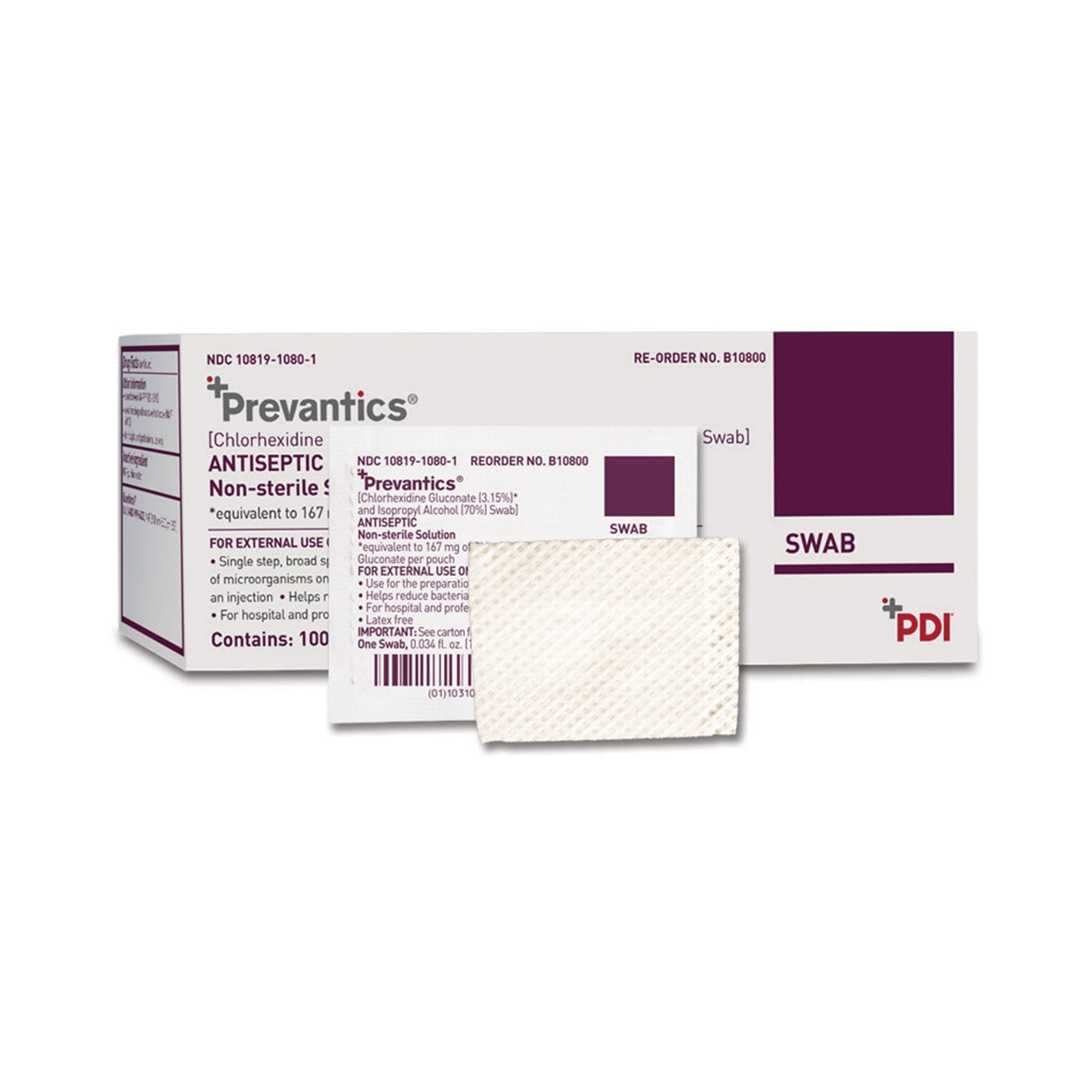 Prevantics® Swab (100 Units)