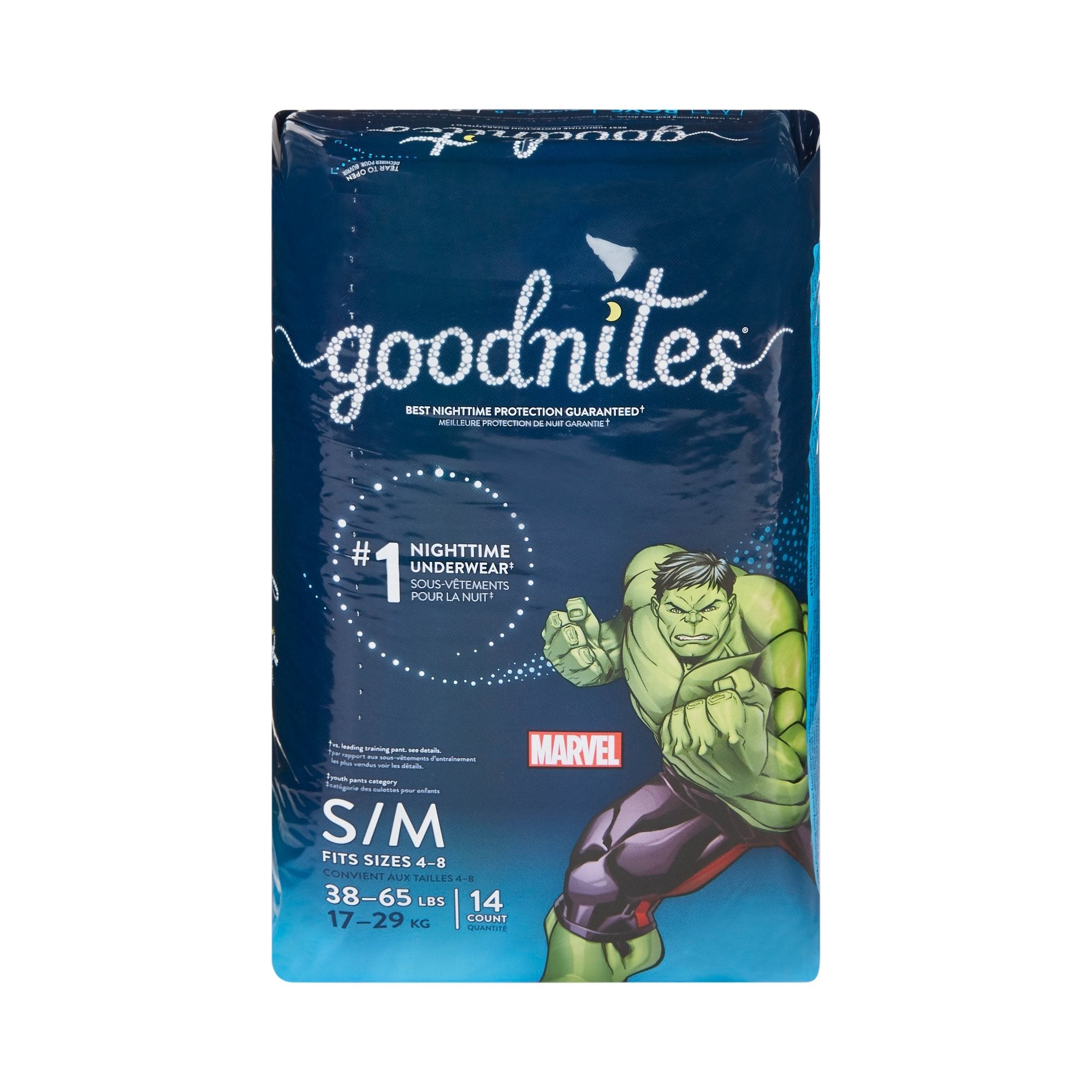 GoodNites® Absorbent Underwear, Small / Medium (14 Units)