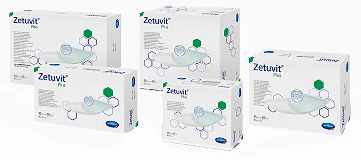 Zetuvit® Plus Sterile Superabsorbent Dressing, 6 x 8 Inch (10 Units)