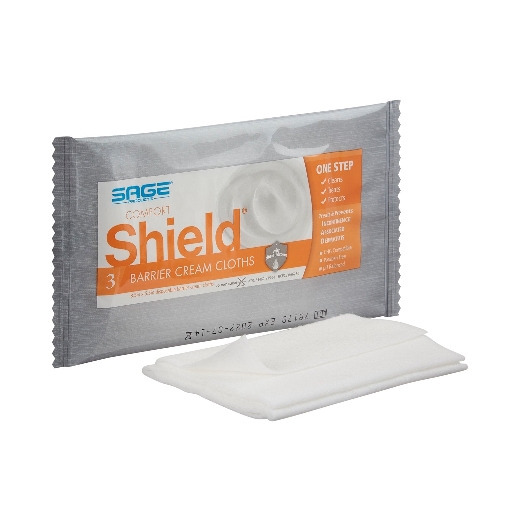 Comfort Shield® Incontinent Care Wipe, 3 per Pack (1 Unit)