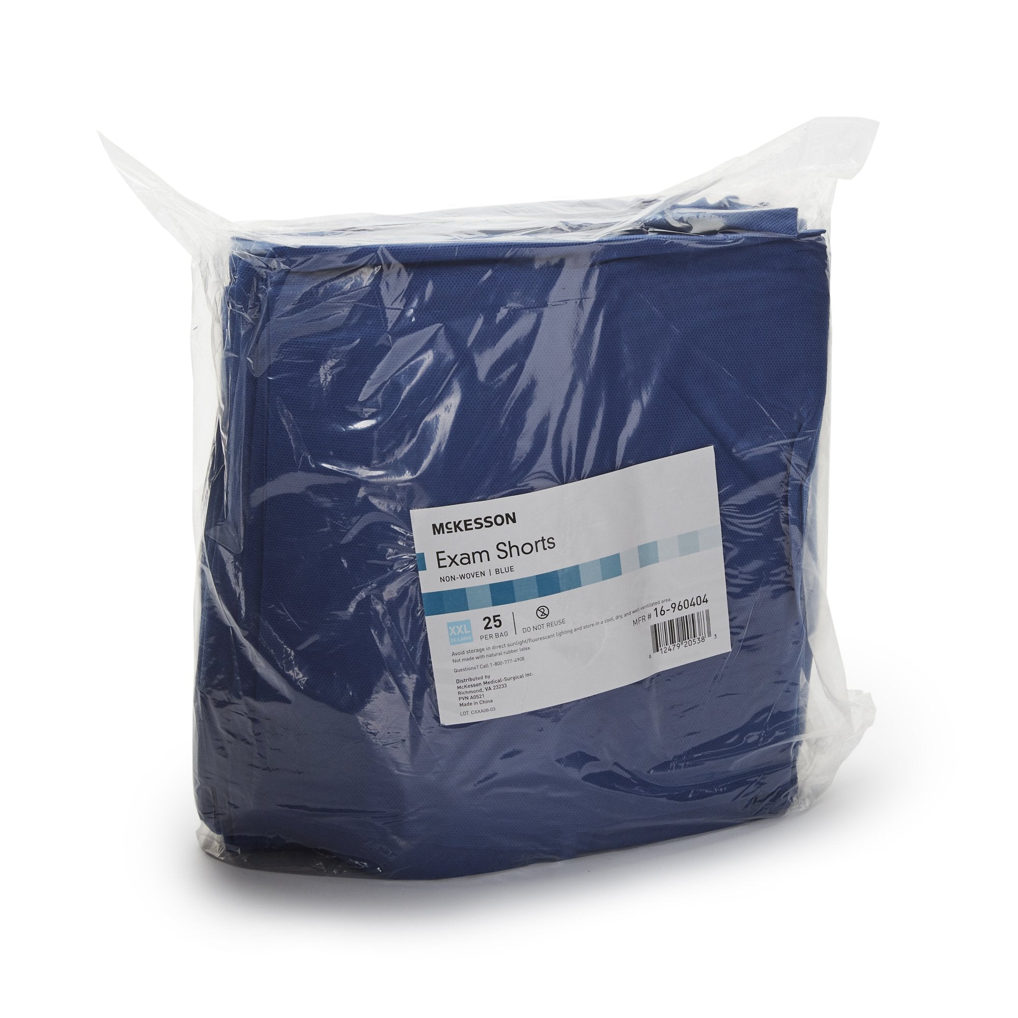 McKesson Patient Exam Shorts, 2X-Large (50 Units)