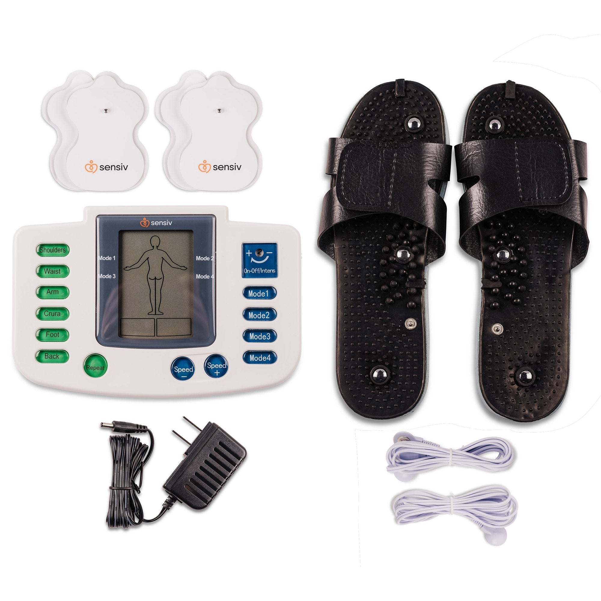 Sensiv Full-Body TENS Pain Relief Therapy with Foot Attachment (1 Unit)