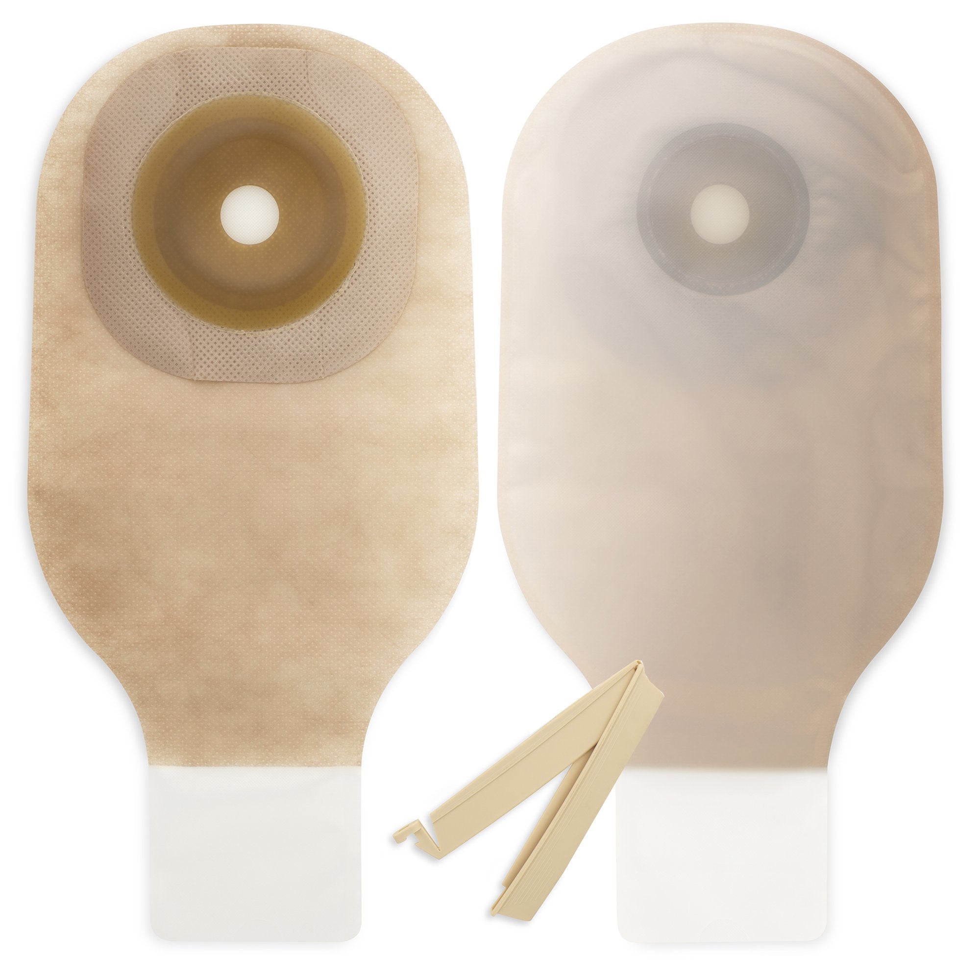 Premier™ Flextend™ One-Piece Drainable Transparent Colostomy Pouch, 12 Inch Length, 1¼ Inch Stoma (10 Units)