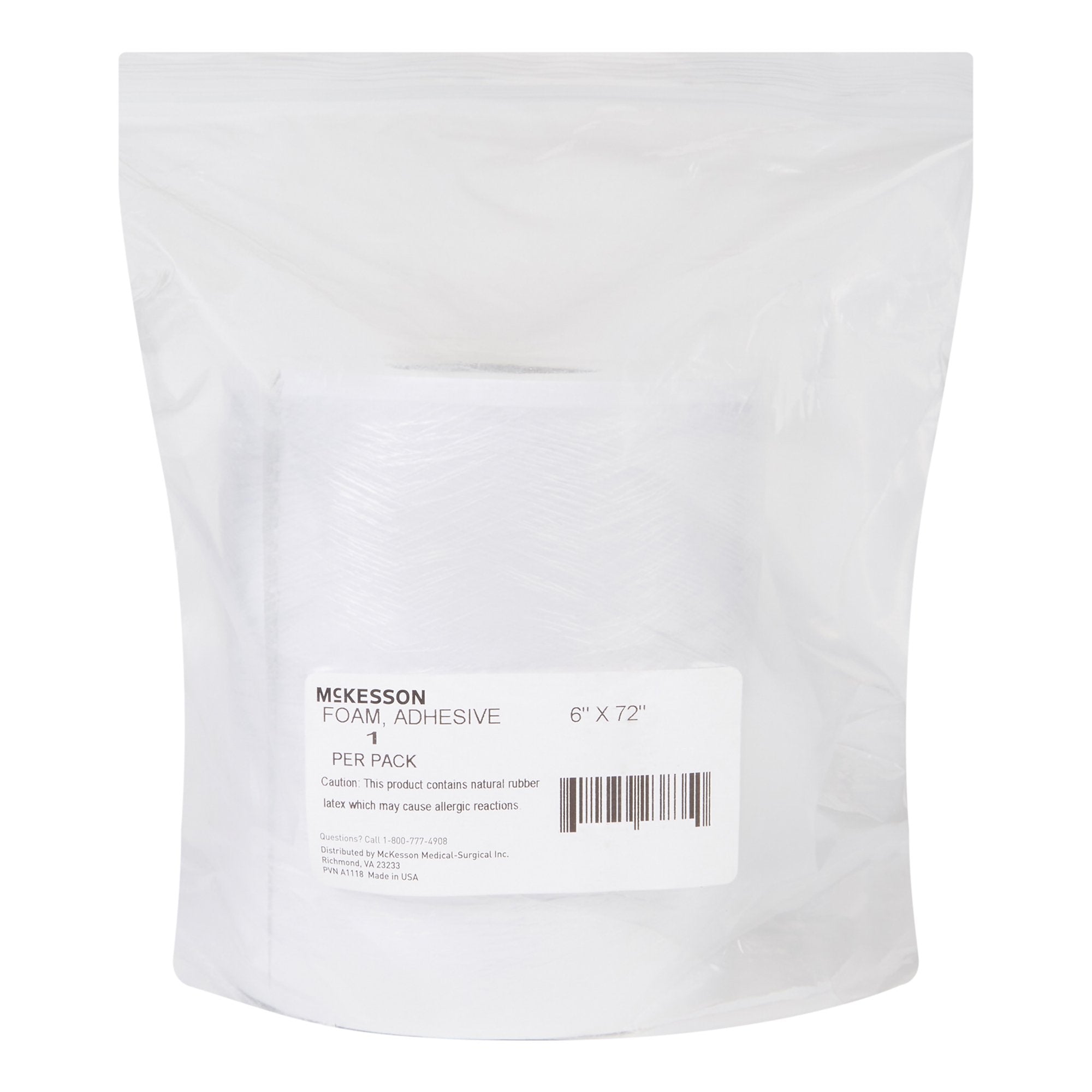 McKesson White Orthopedic Padding Roll, 6 x 72 Inch (1 Unit)