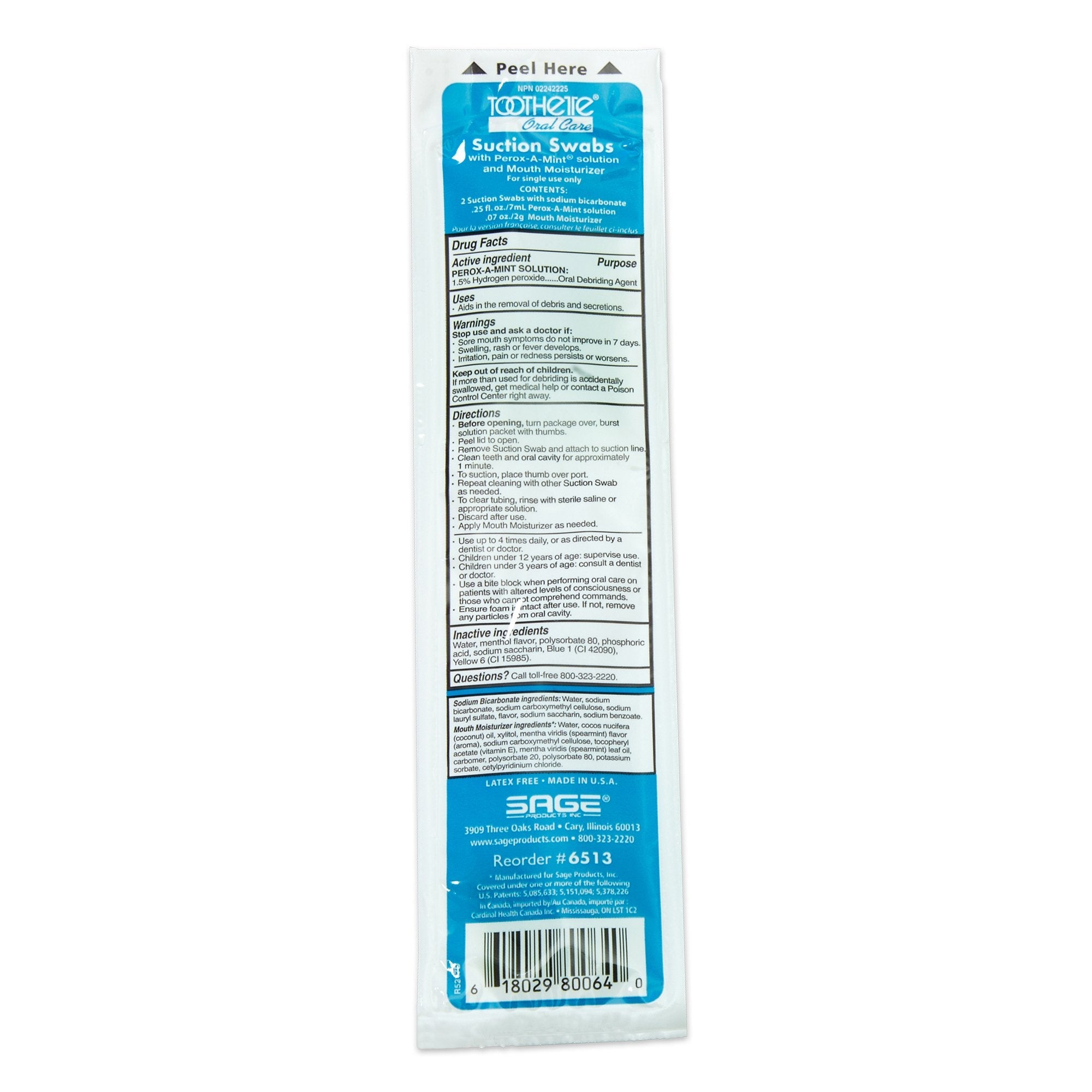 Toothette® Suction Swab Kit (50 Units)