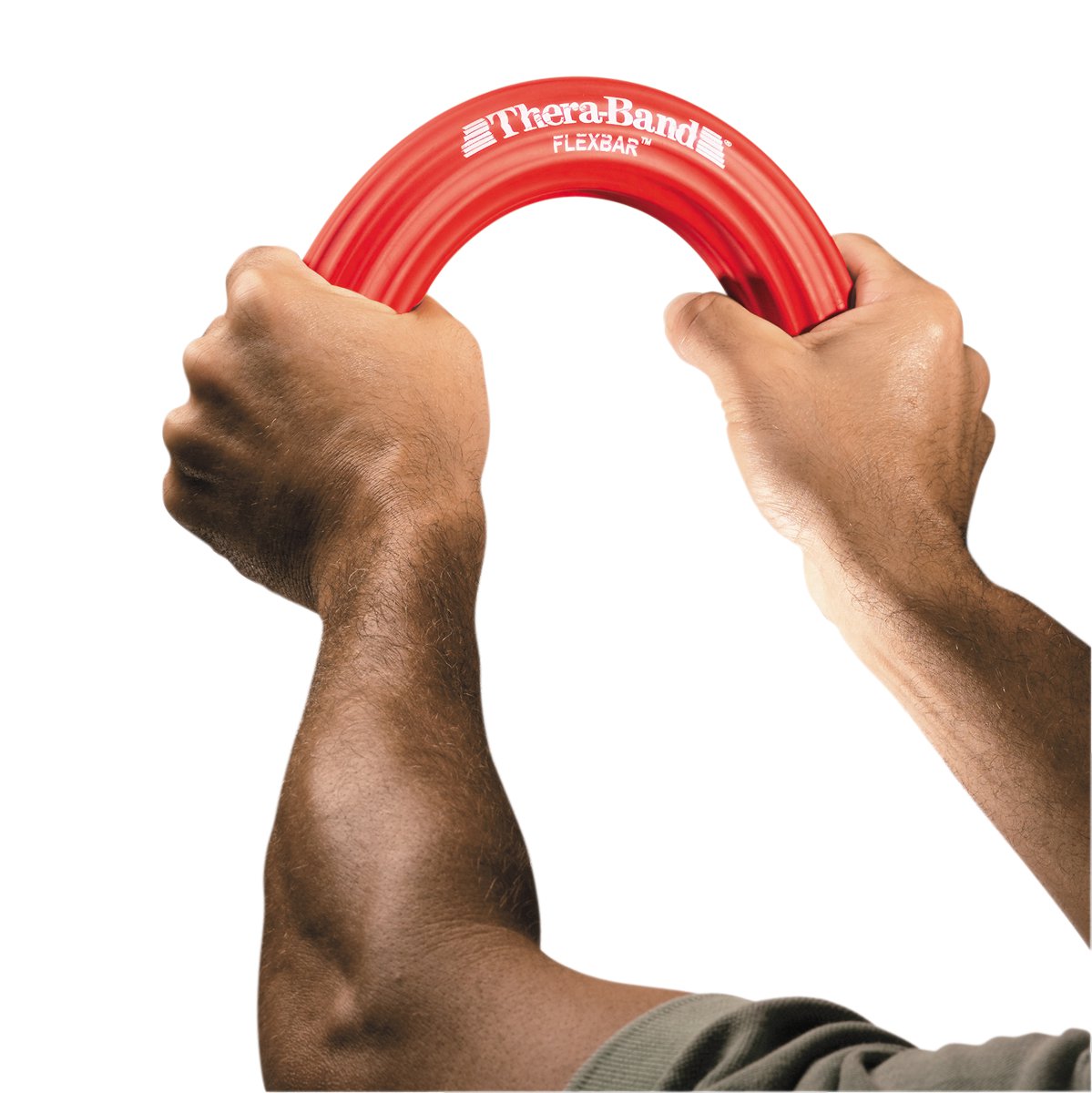 TheraBand® FlexBar® Resistance Exercise Bar, Red, Light Resistance (1 Unit)