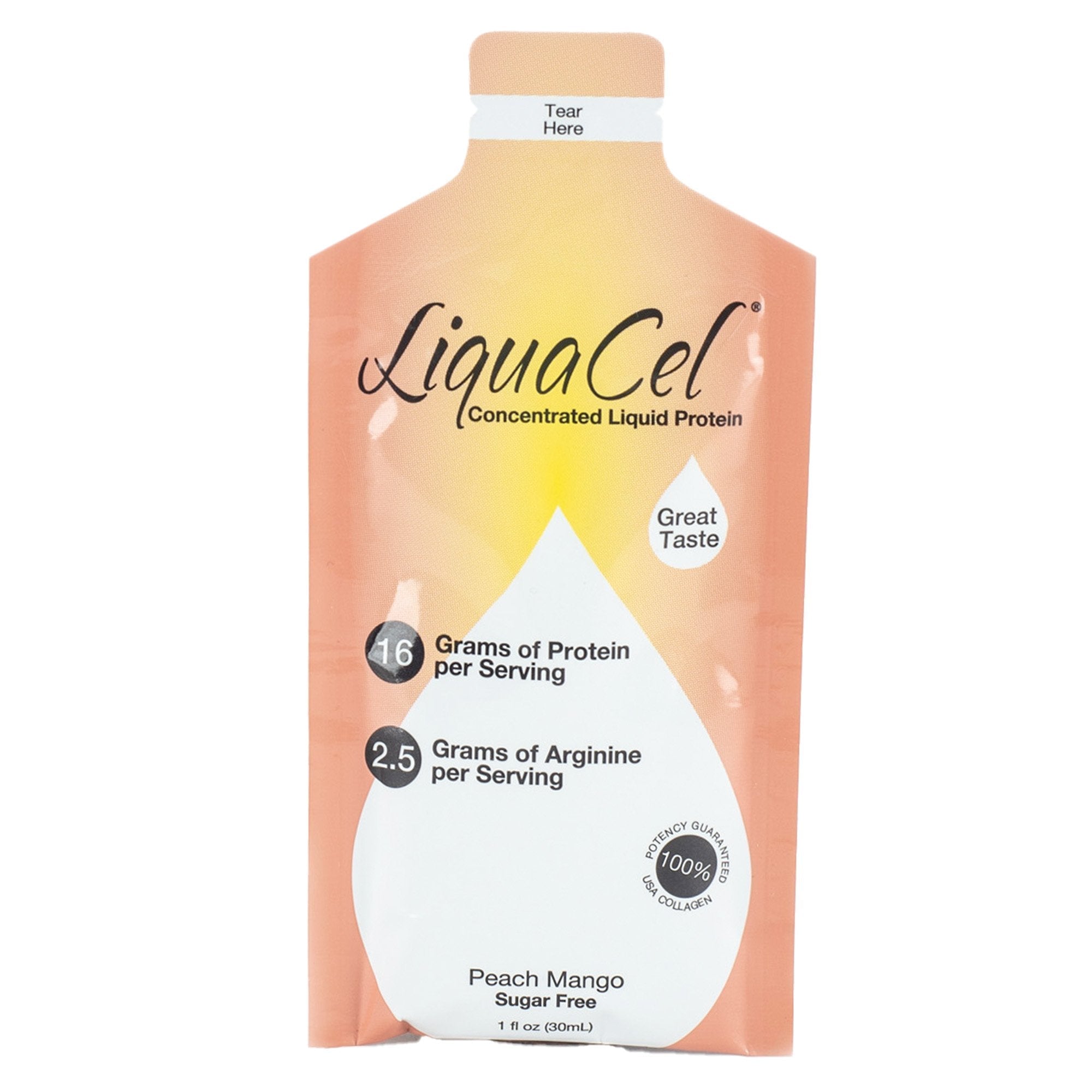 LiquaCel™ Peach Mango Concentrated Liquid Protein (1 Unit)