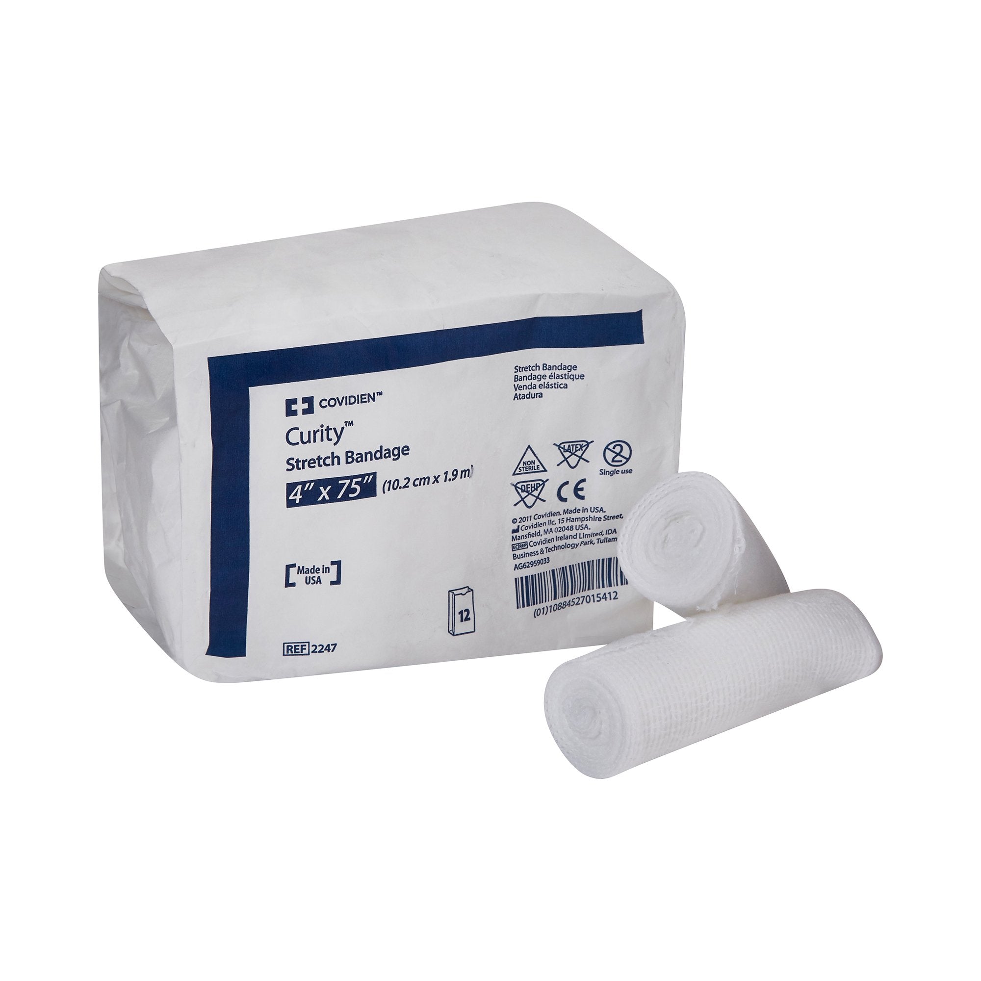 Curity™ NonSterile Conforming Bandage, 4 x 75 Inch (12 Units)