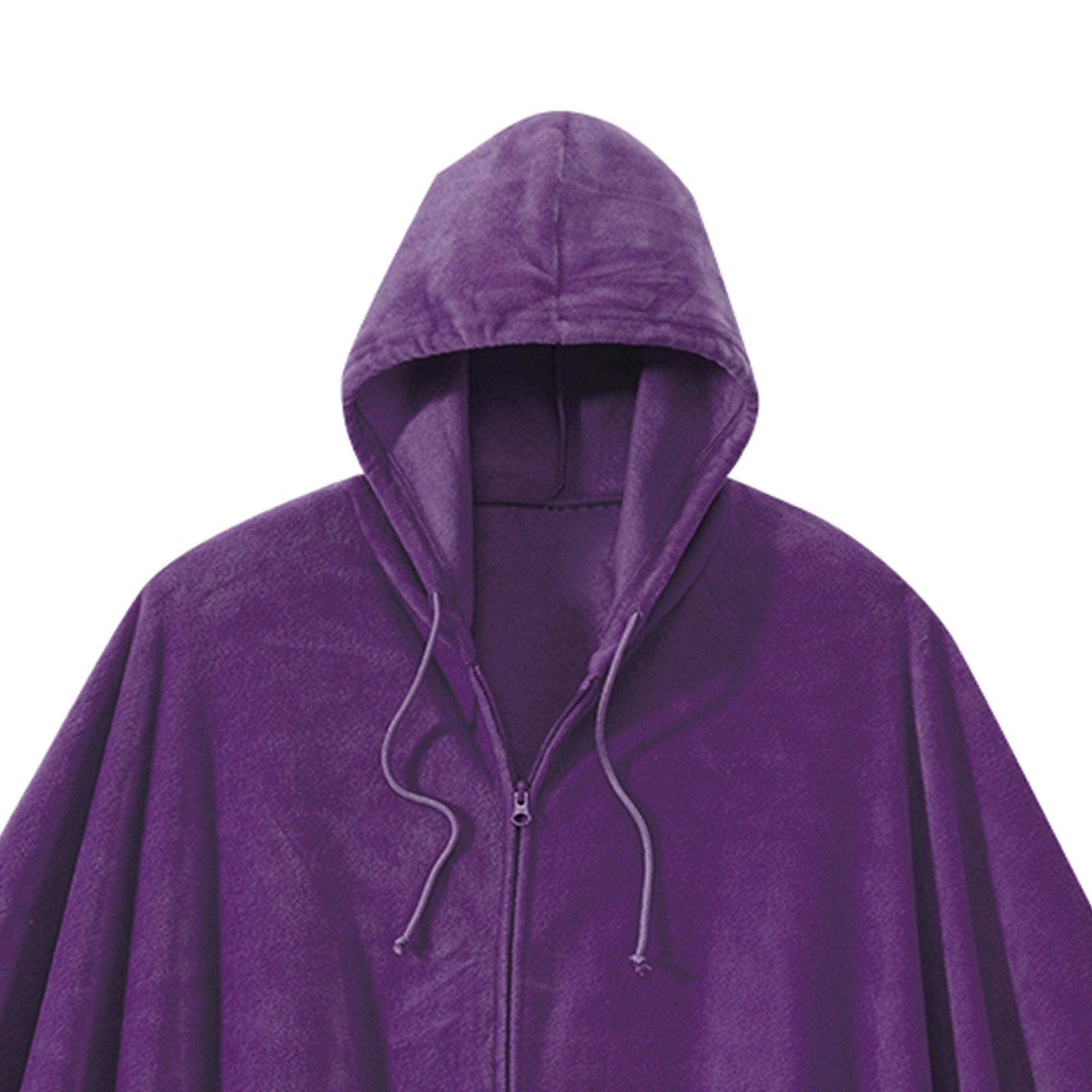 Silverts® Wheelchair Cape with Hood, Purple (1 Unit)