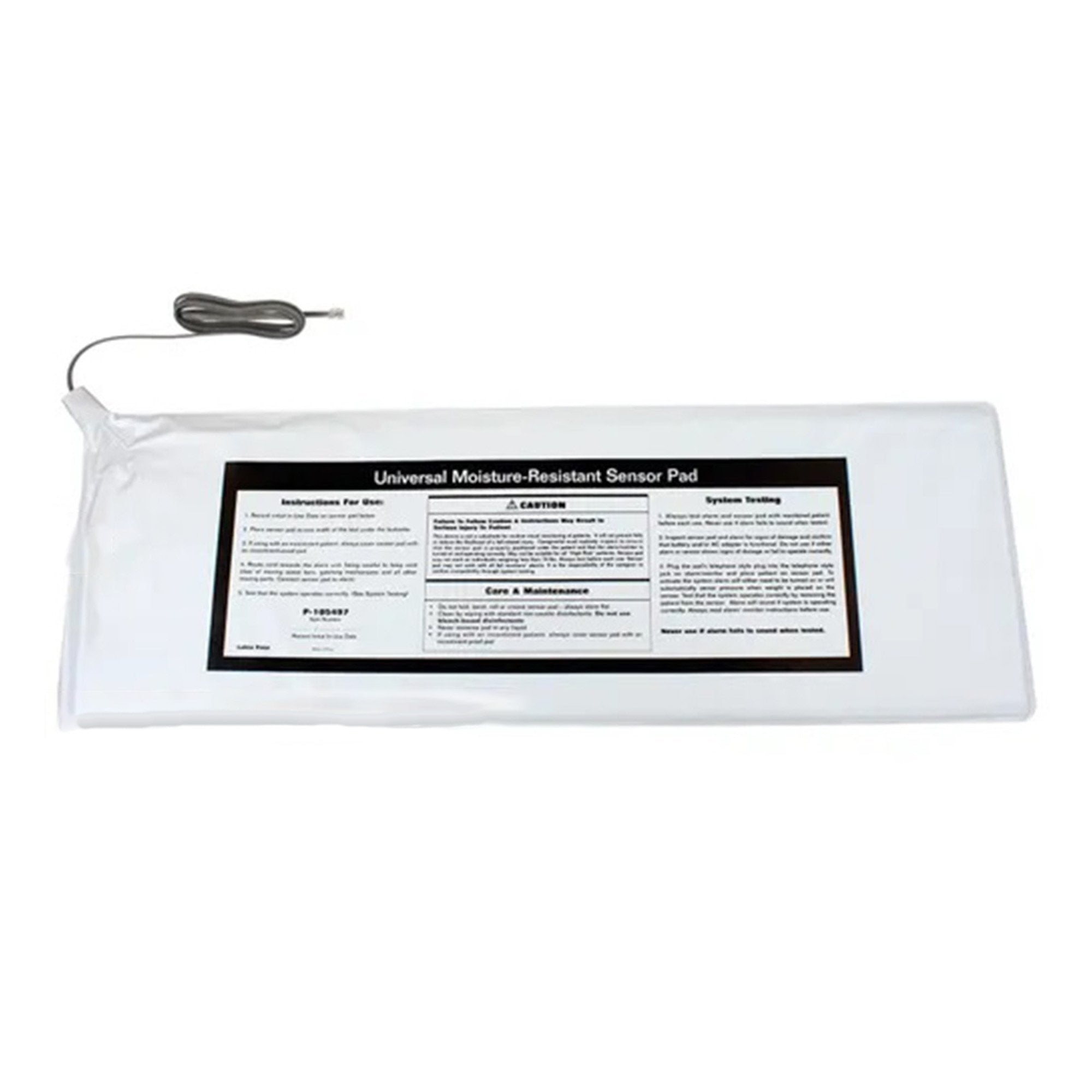 Protech Moisture Resistant Bed Sensor Pad, 10 x 28 Inch (1 Unit)