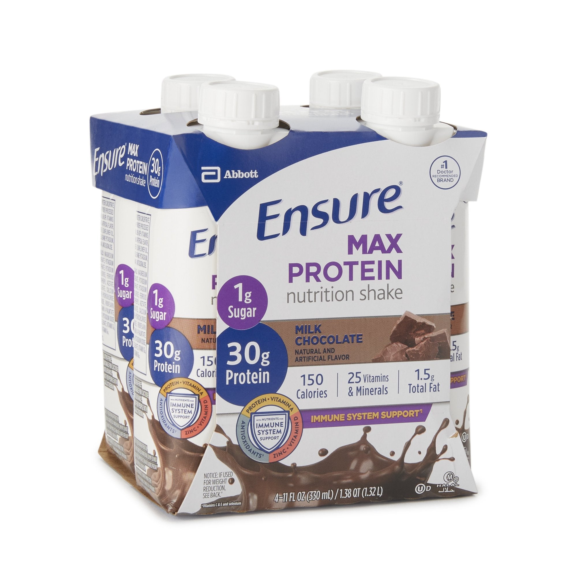 Ensure Max Protein Nutrition Shake - Milk Chocolate, 11oz, 12 Pack