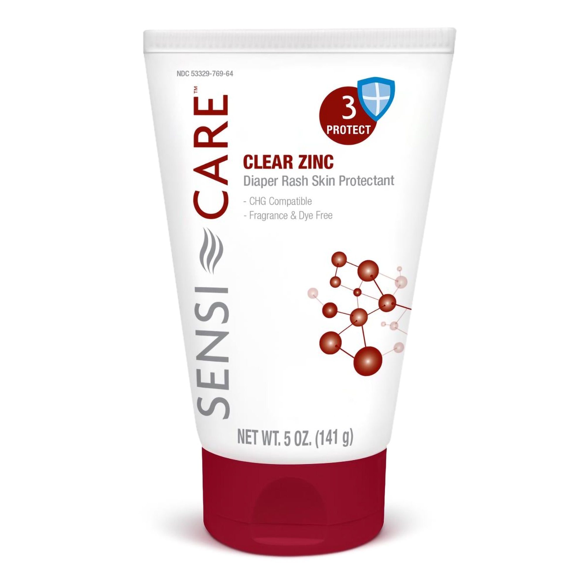 Sensi-Care Clear Zinc Skin Protectant, 5% Zinc Oxide/Dimethicone, 5 oz Tube (1 Unit)