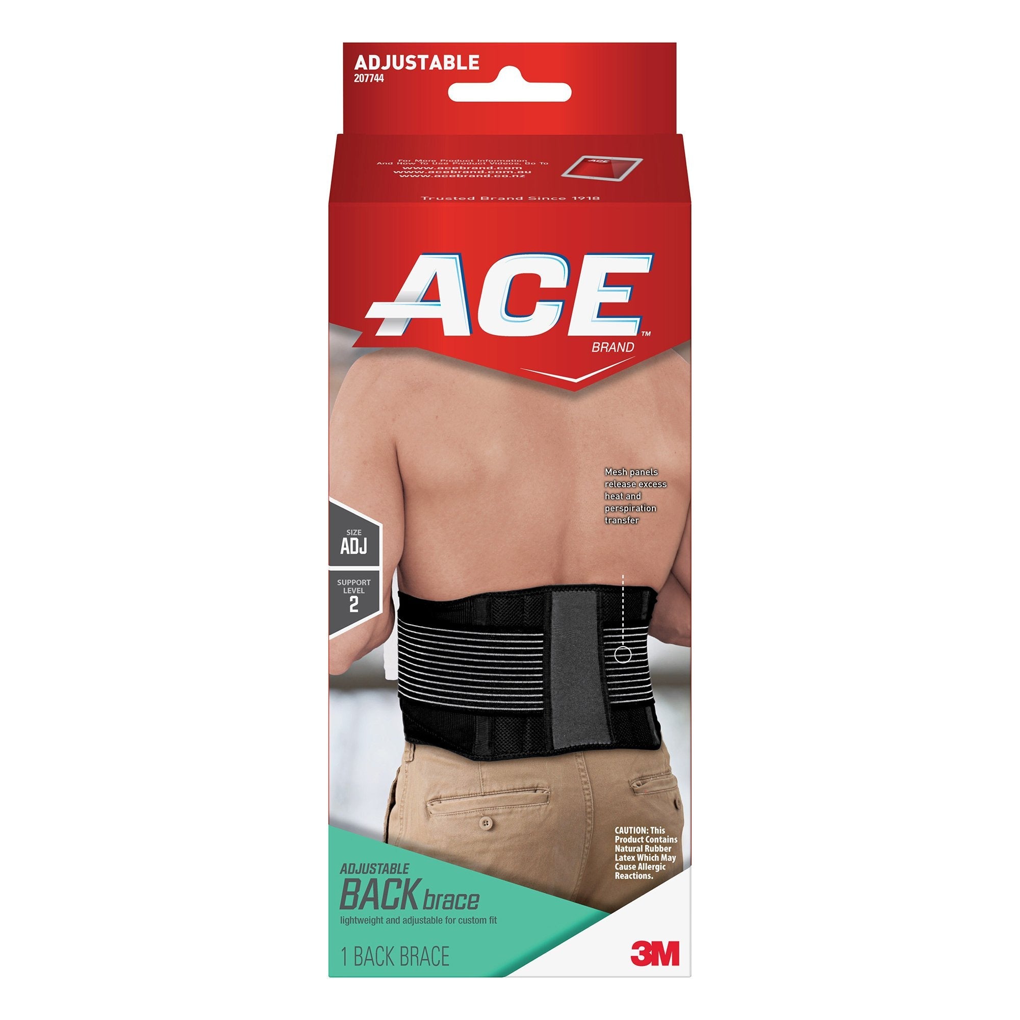 3M™ Ace™ Back Brace, Adult, One Size Fits Most (12 Units)