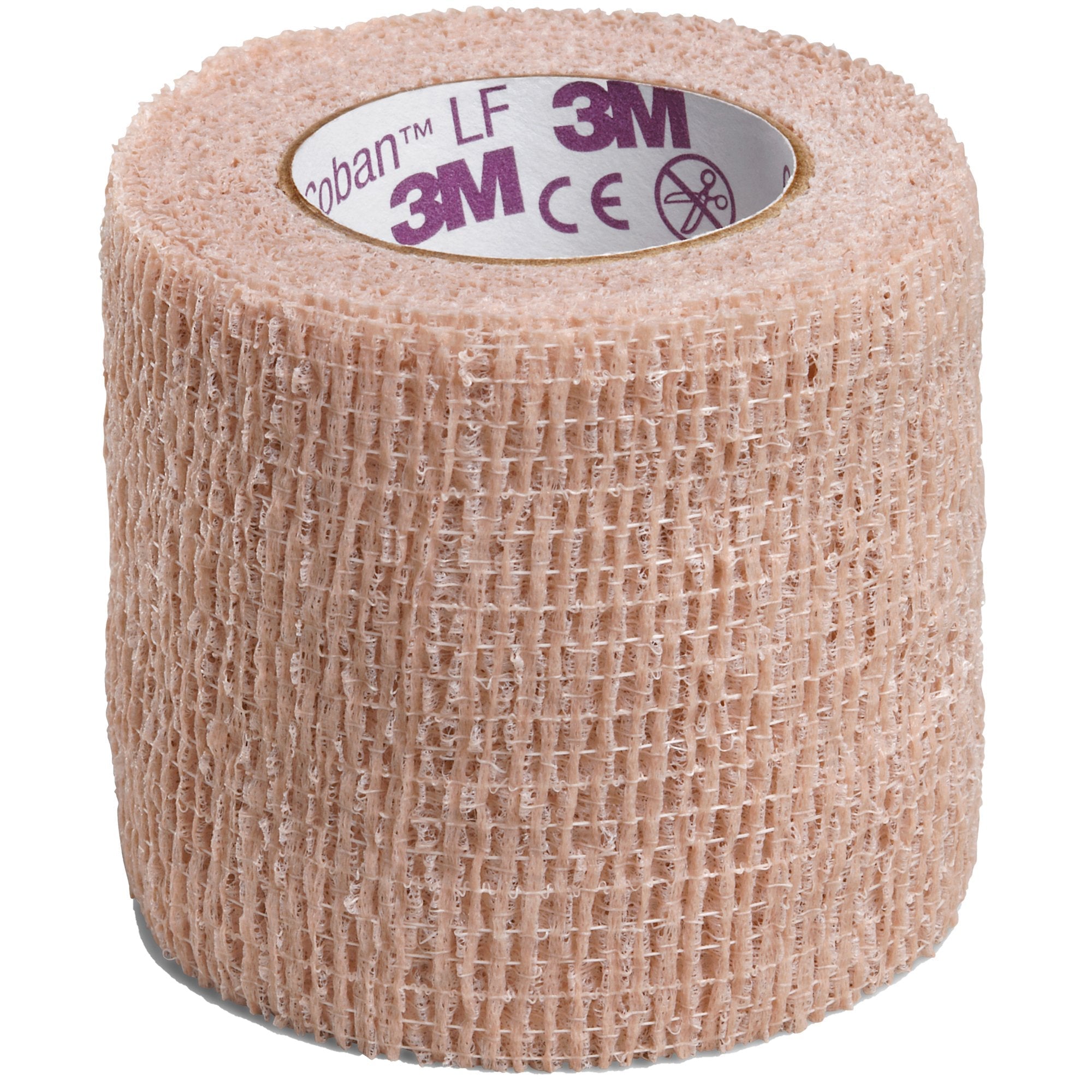 3M Coban LF Self-Adherent Bandage 2"x5yd Tan Cohesive Wrap (36 Pack)