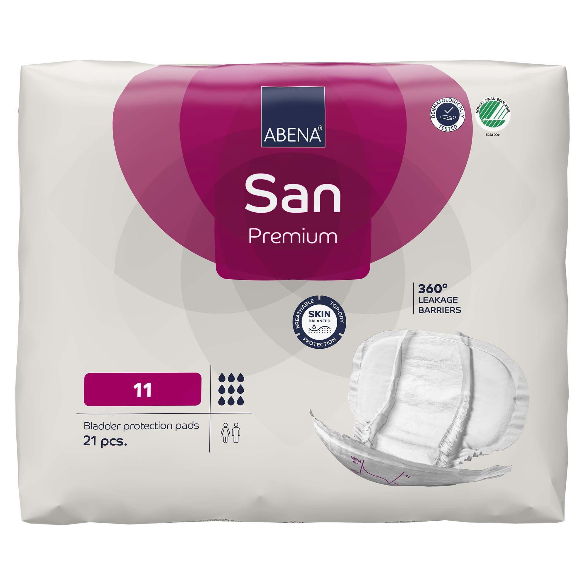 Abena® San Premium Bladder Protection Pads, Size 11 (21 Units)