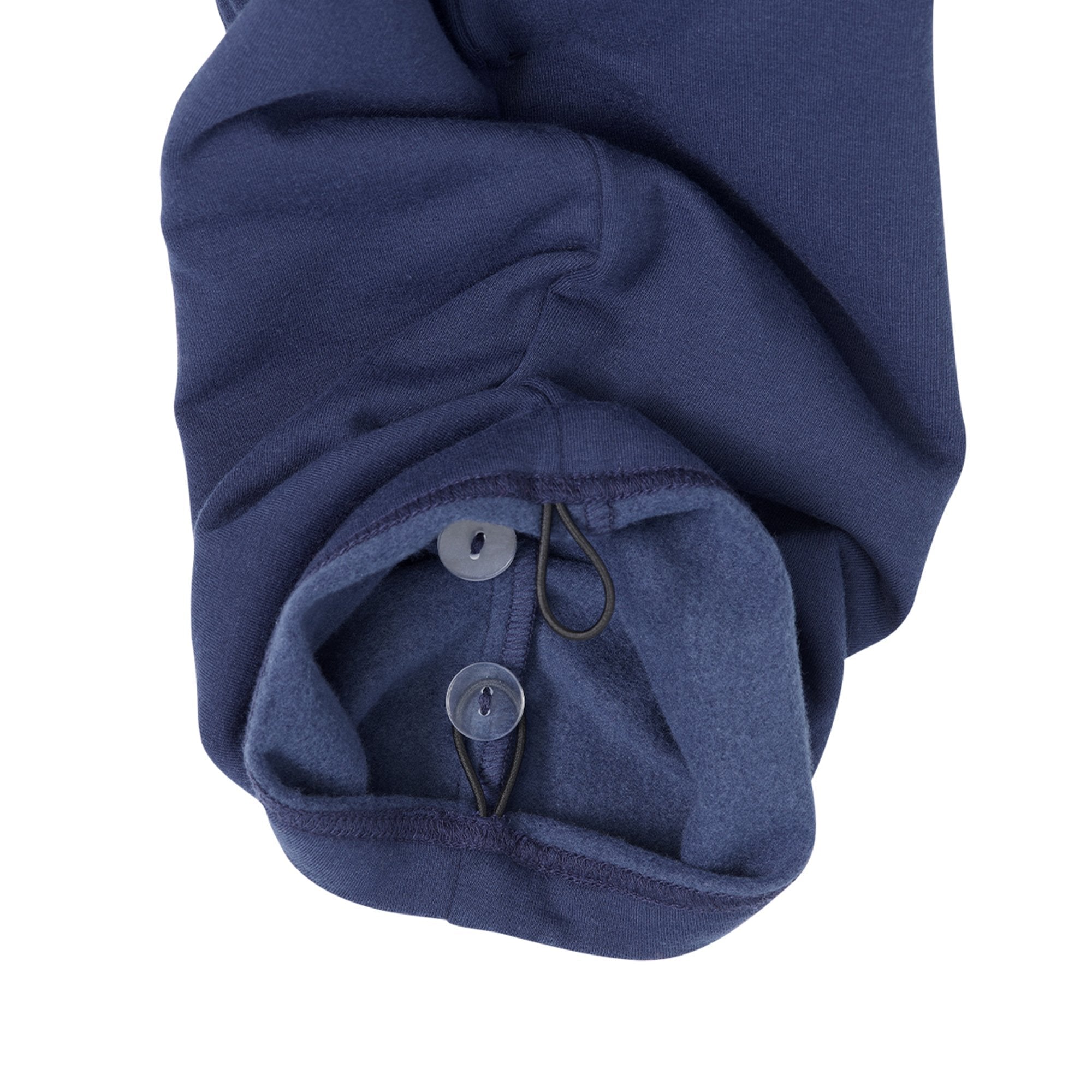 Silverts® Men's Open Back Fleece Pant, Navy Blue, Large (1 Unit)