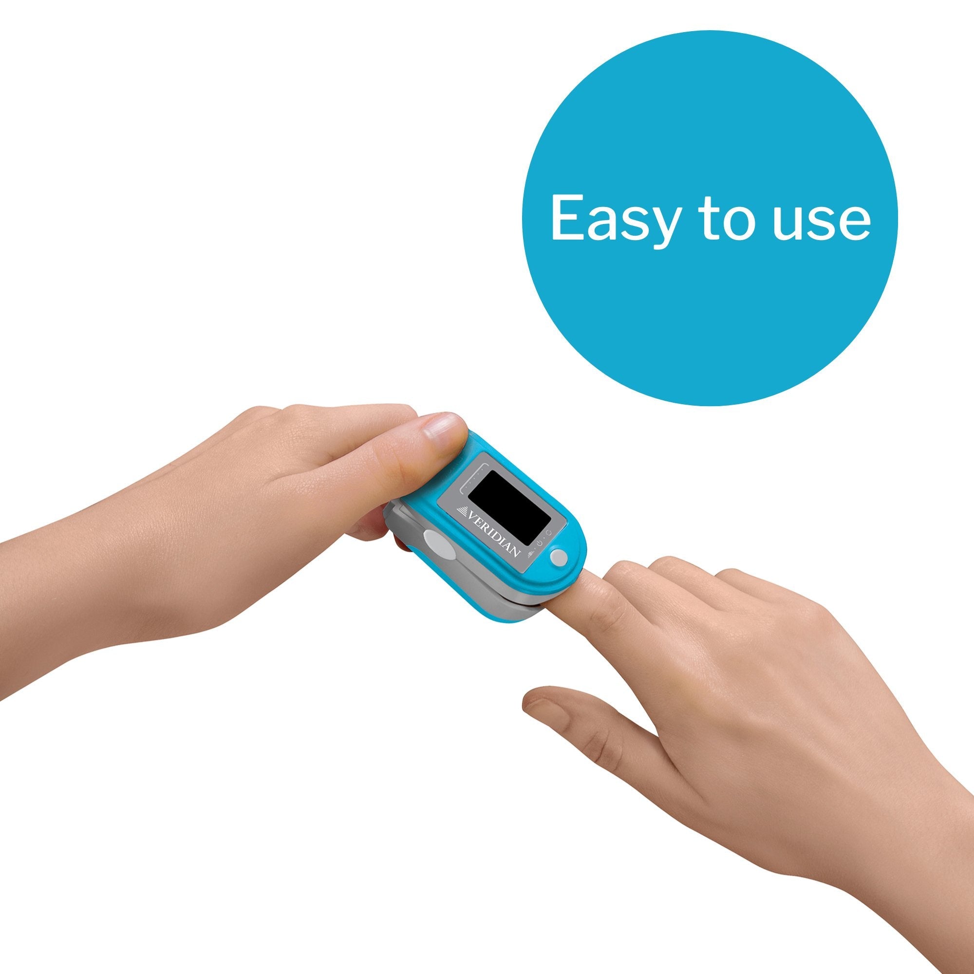 SmartHeart Fingertip Pulse Oximeter for Blood Oxygen Saturation, Deluxe (1 Unit)