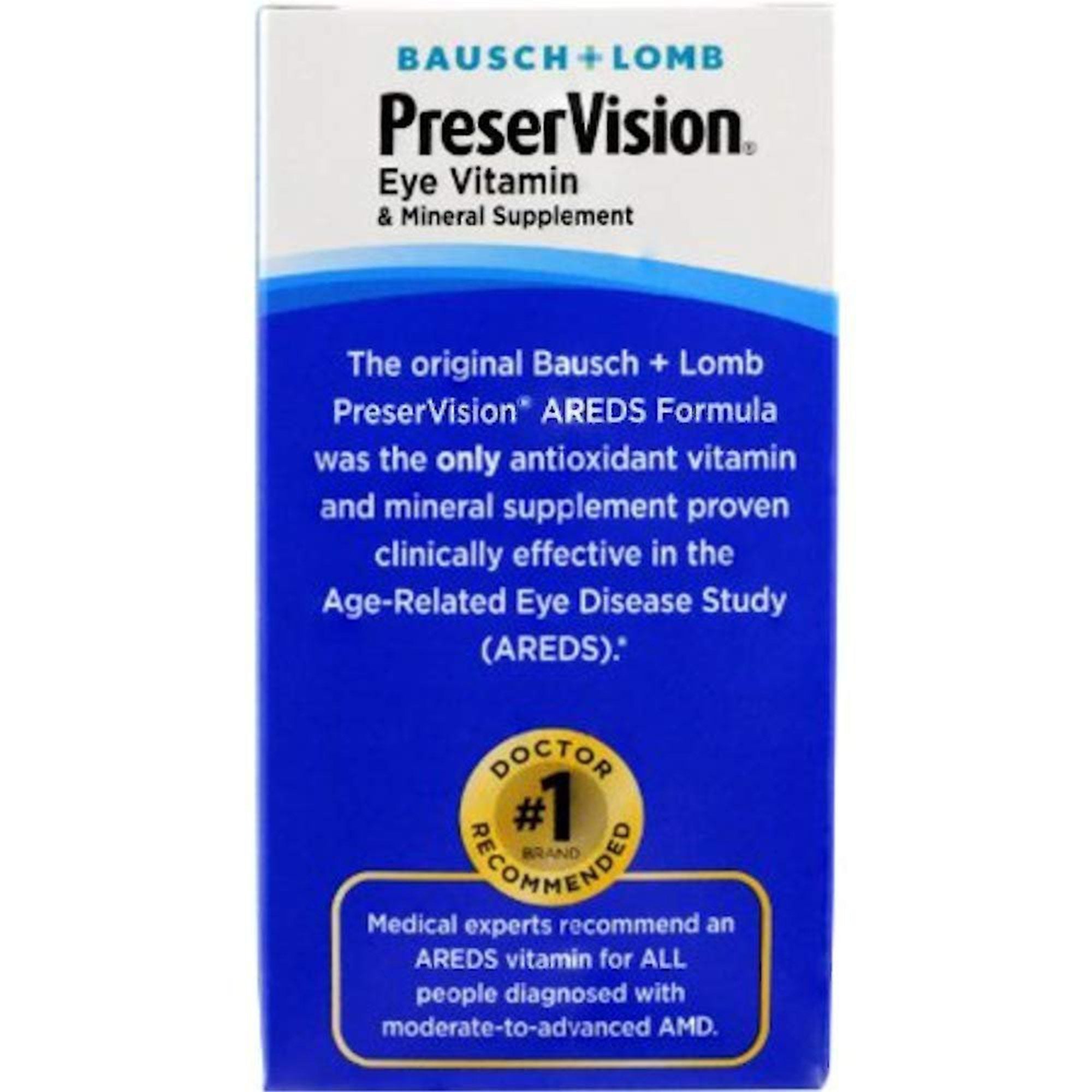 Bausch + Lomb PreserVision® PreserVision AREDS Tablets (1 Unit)