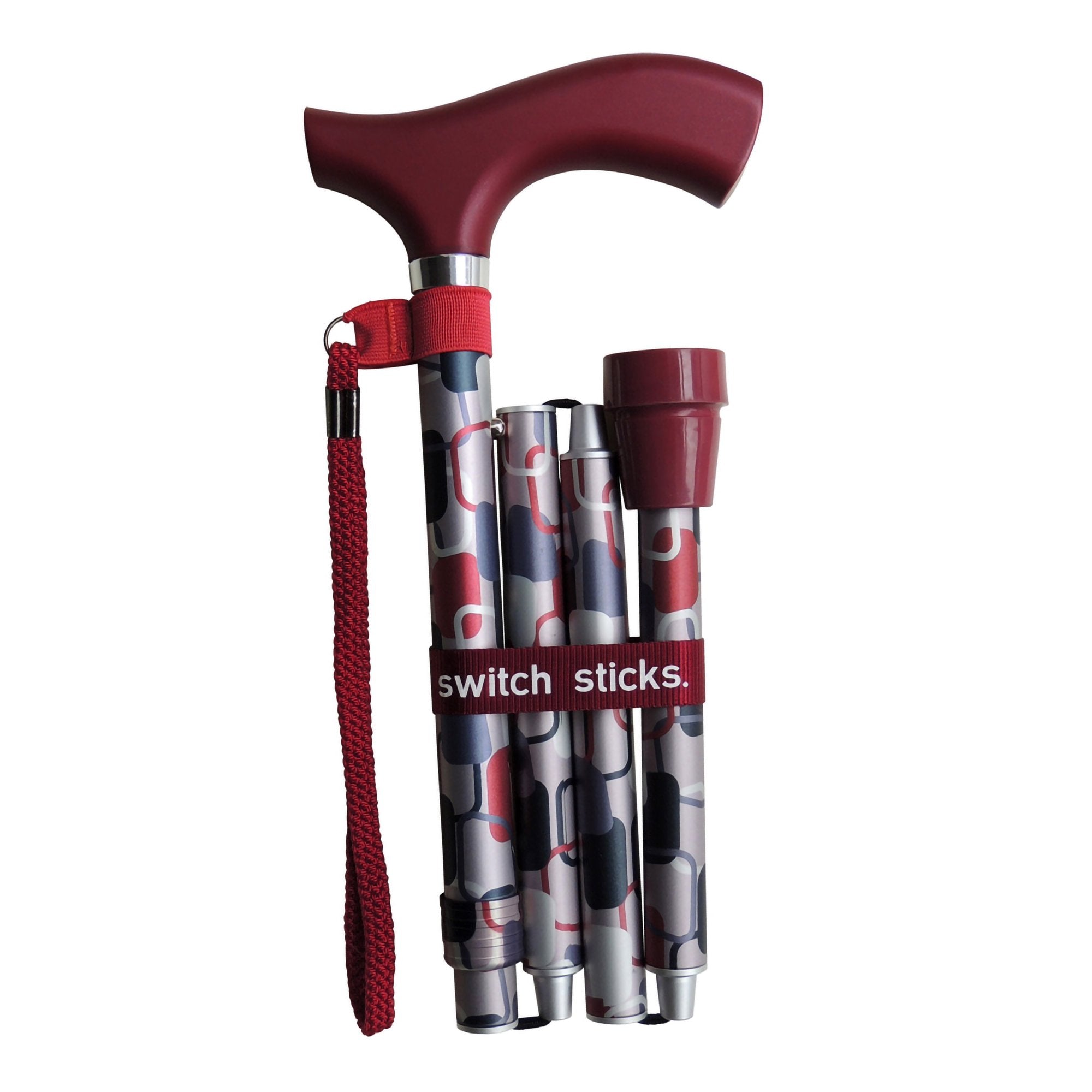 Switch Sticks® Folding Cane, Berlin Print (1 Unit)