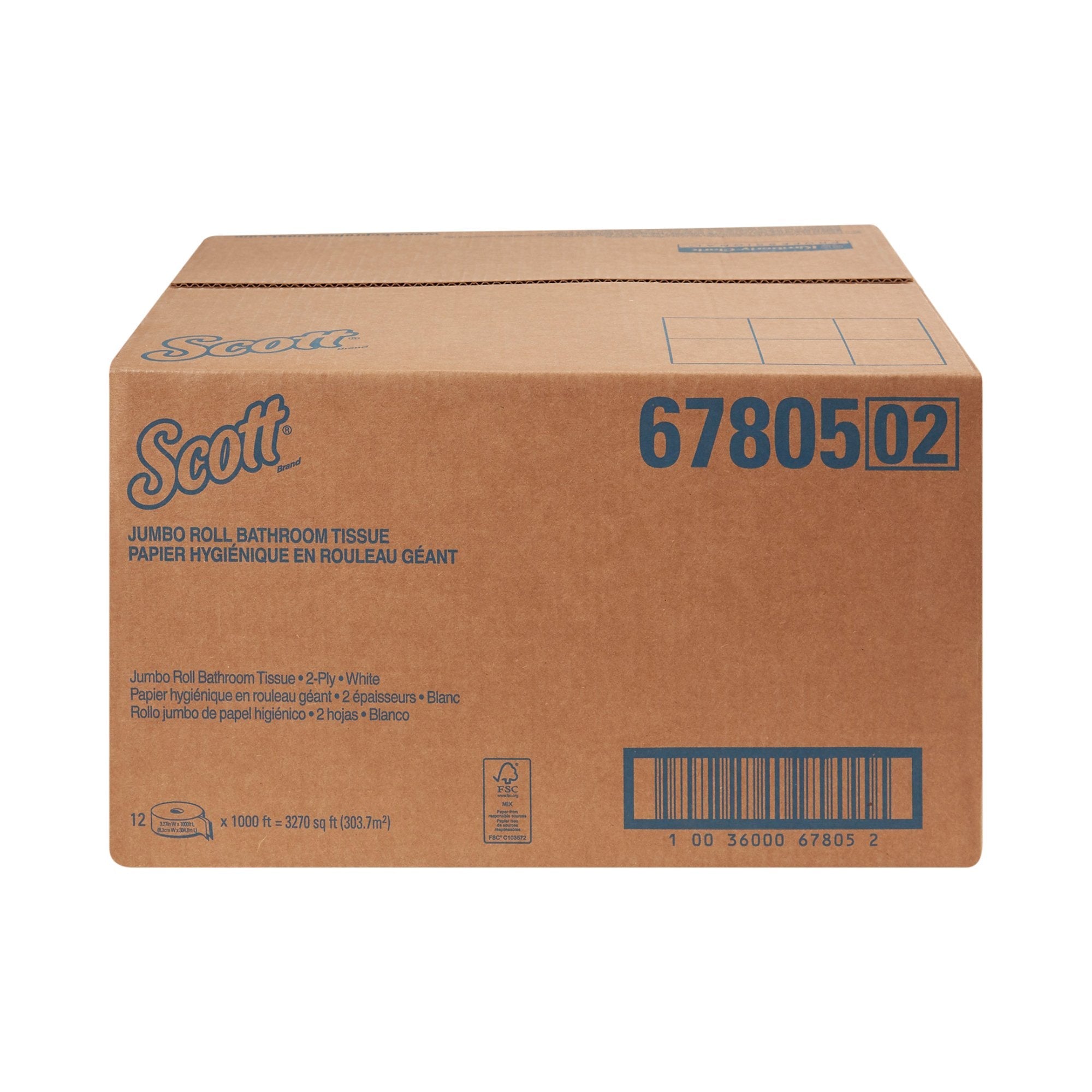 Scott® Essential Jumbo Roll Toilet Paper (12 Units)