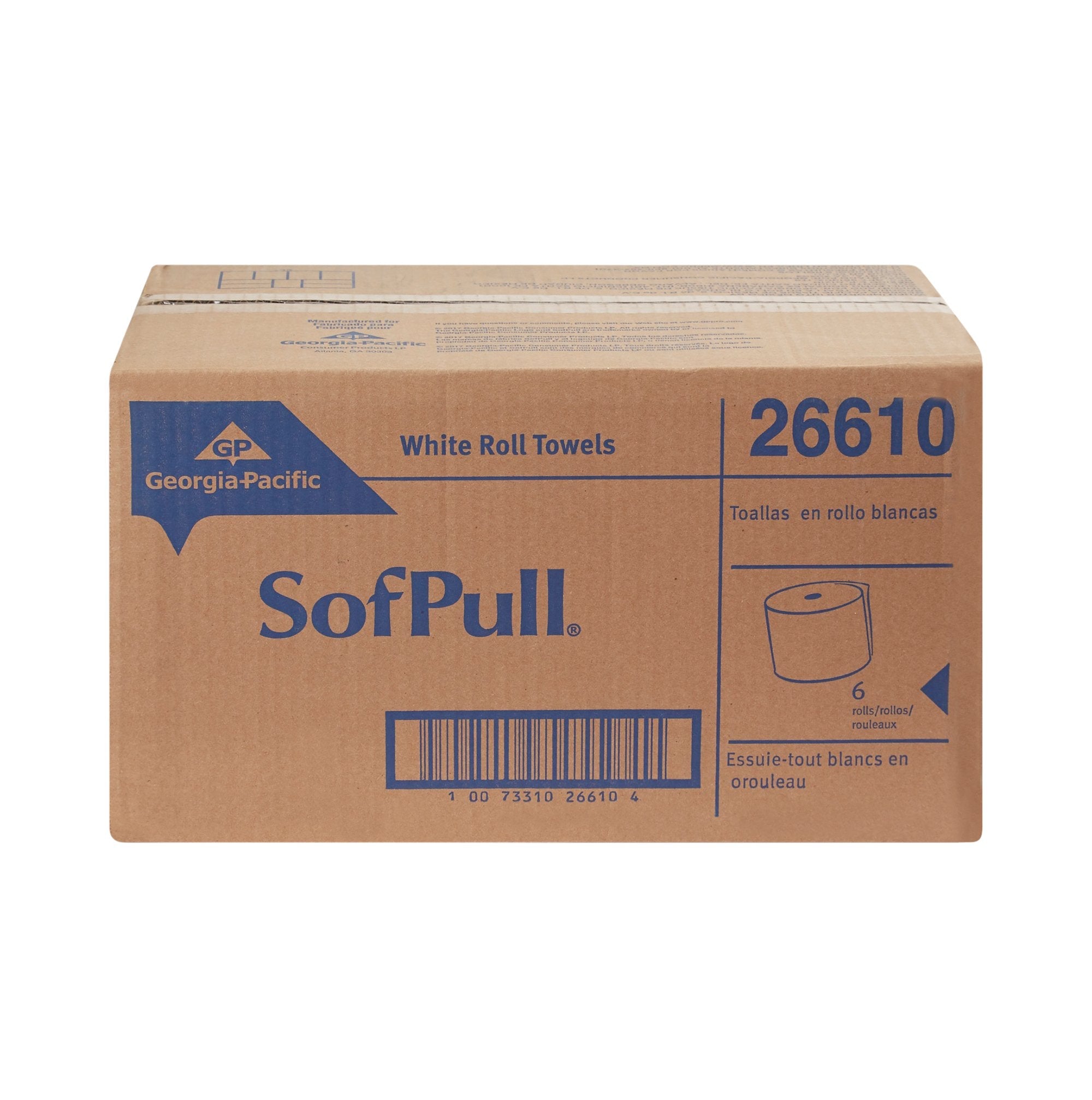 SofPull® Paper Towel, 9 Inch x 400 Foot, 6 Rolls per Case (6 Units)