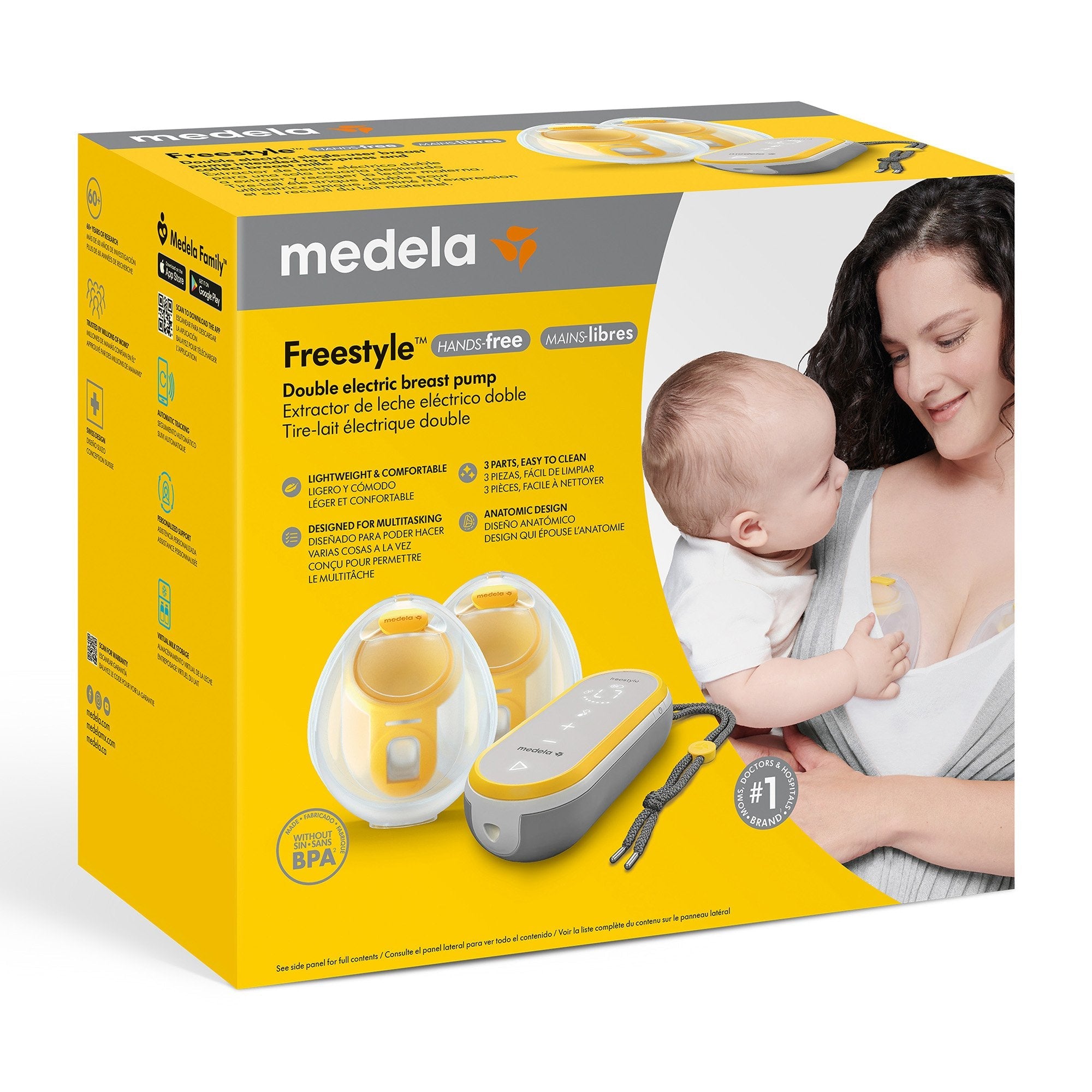 Freestyle™ Hands Free Double Electric Breast Pump (1 Unit)