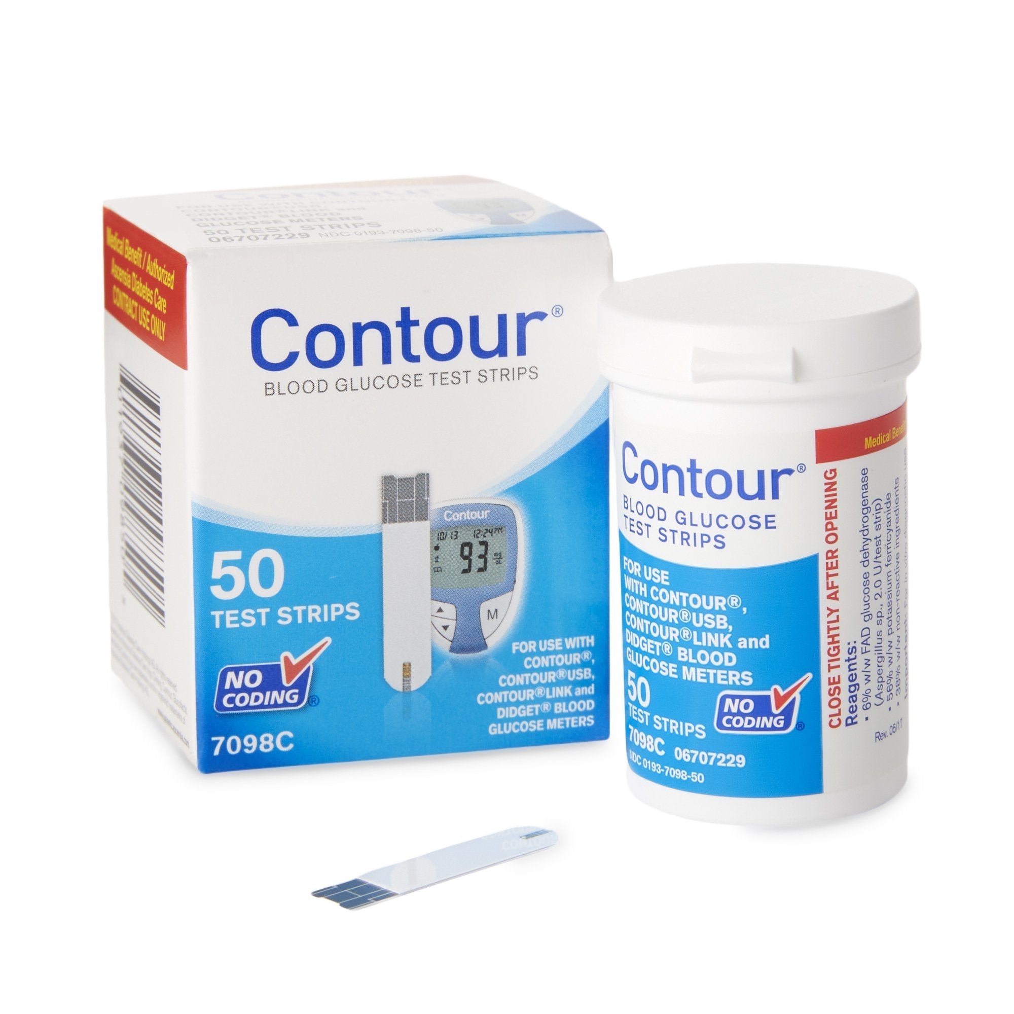 Bayer Contour® Blood Glucose Test Strips (50 Units)