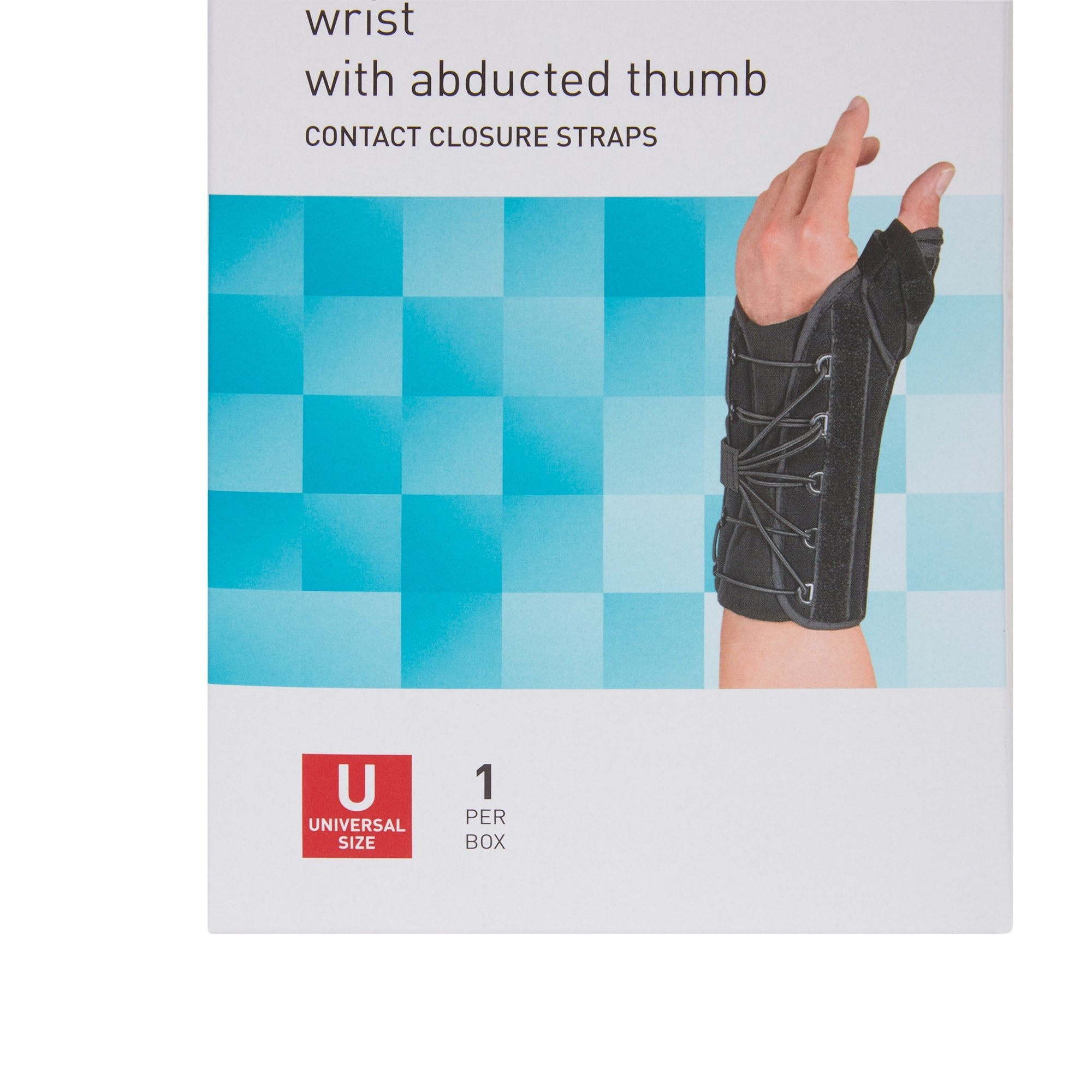 McKesson Left Wrist Splint with Abducted Thumb, One Size Fits Most (1 Unit)