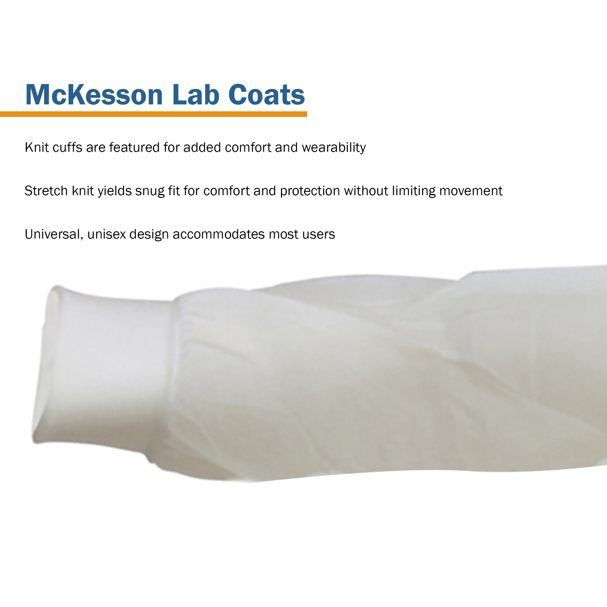 McKesson Lab Coat, Large / X-Large, White (10 Units)