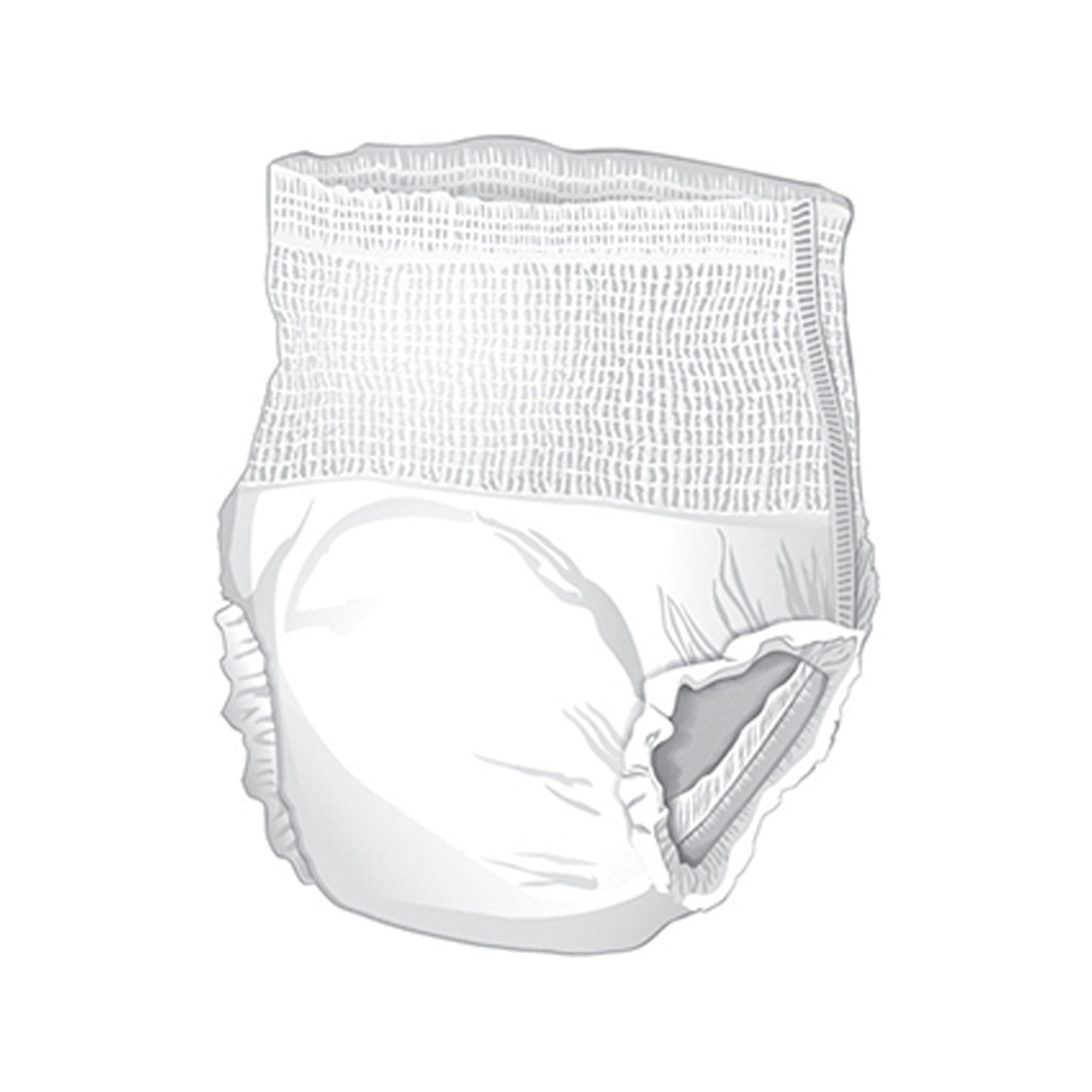 McKesson Extended Wear Maximum Absorbent Underwear, Medium (16 Units)