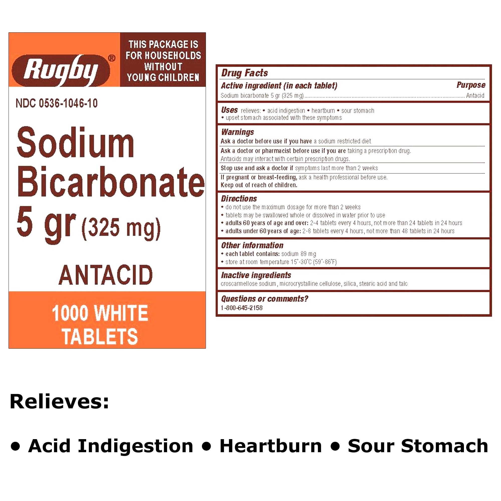 Major® Sodium Bicarbonate Antacid (1 Unit)