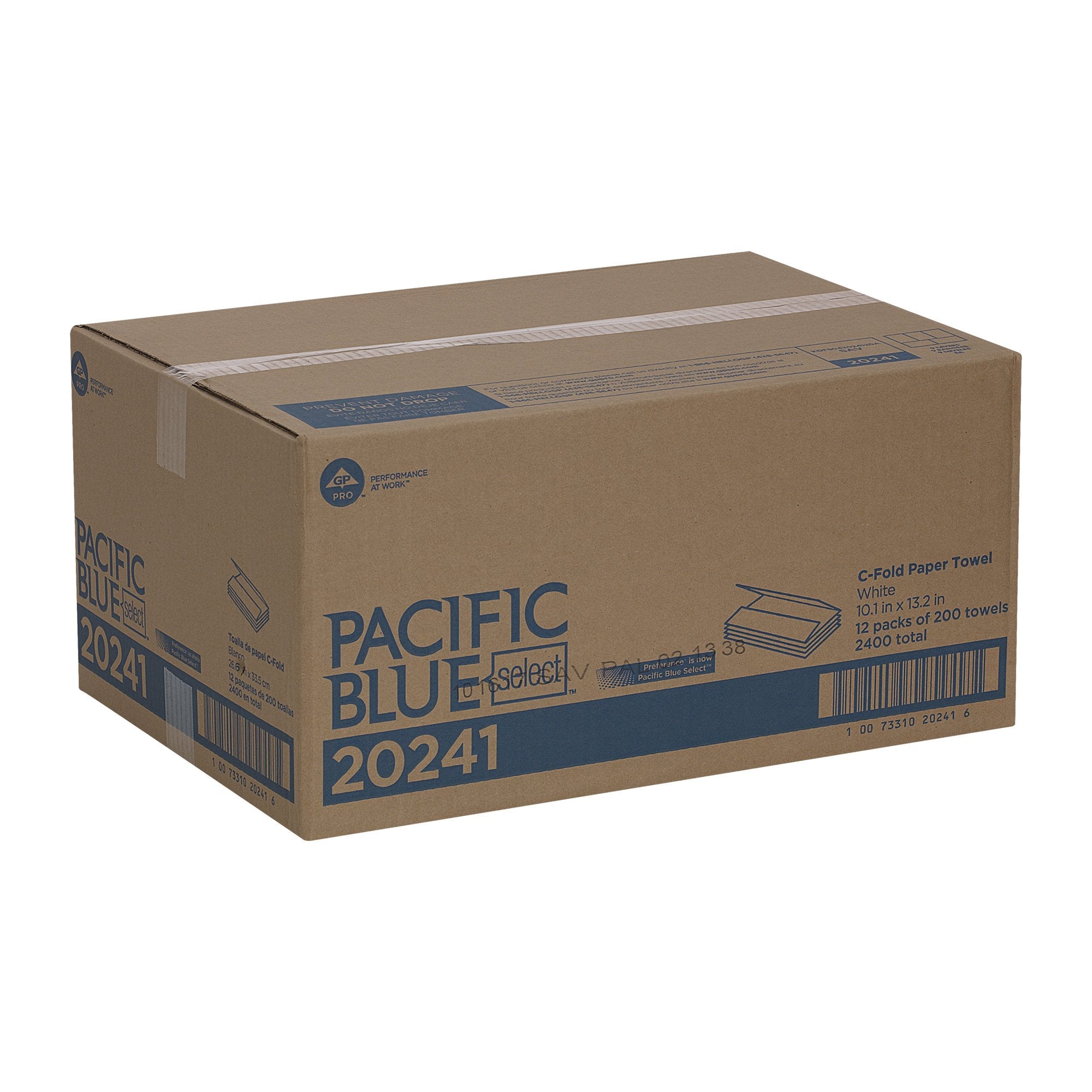 Pacific Blue Select™ Paper Towels, 3¼ x 10¼ Inch (200 Units)