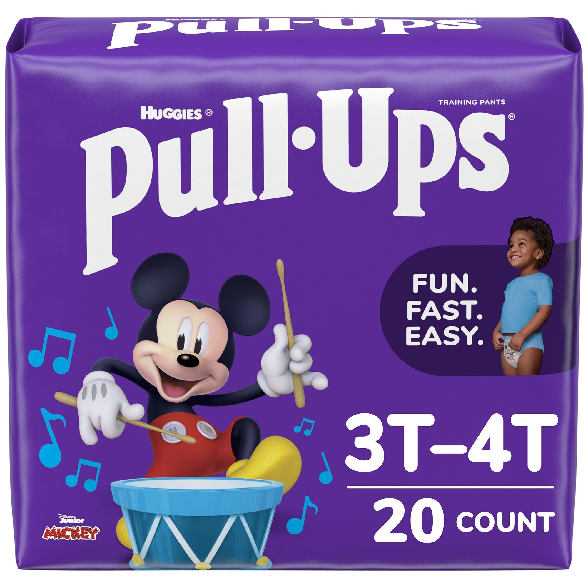 Huggies Pull-Ups® Learning Designs® for Boys Training Pants, 3T to 4T, 20 per Package (20 Units)