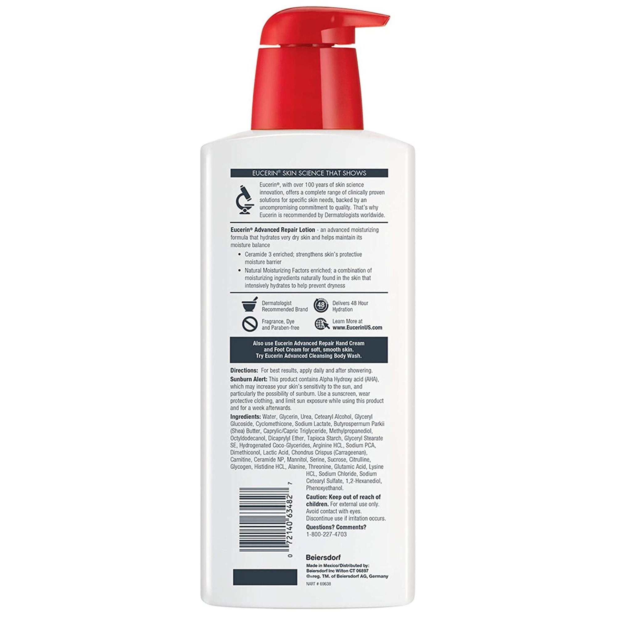 Eucerin® Advanced Repair Lotion, 16.9 oz. (1 Unit)