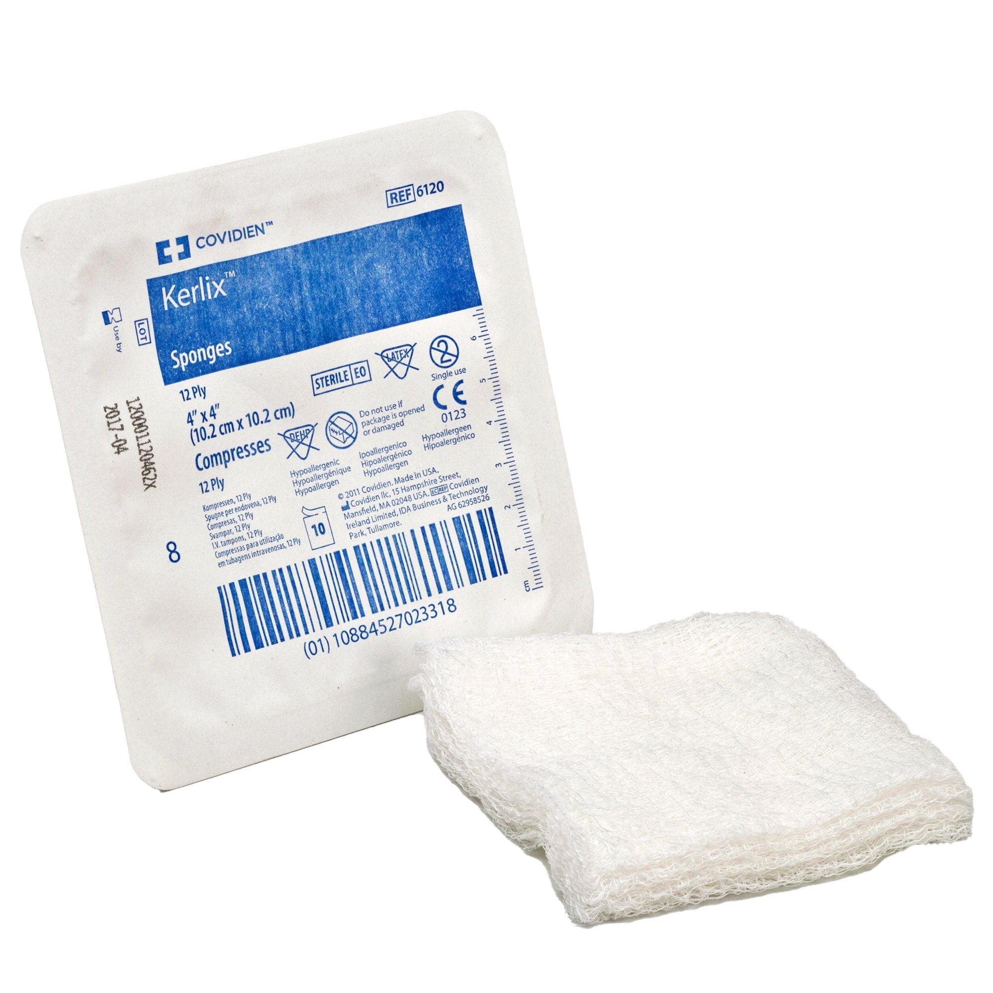 Kerlix™ Sterile USP Type VII Fluff Dressing, 4 x 4 Inch (1280 Units)