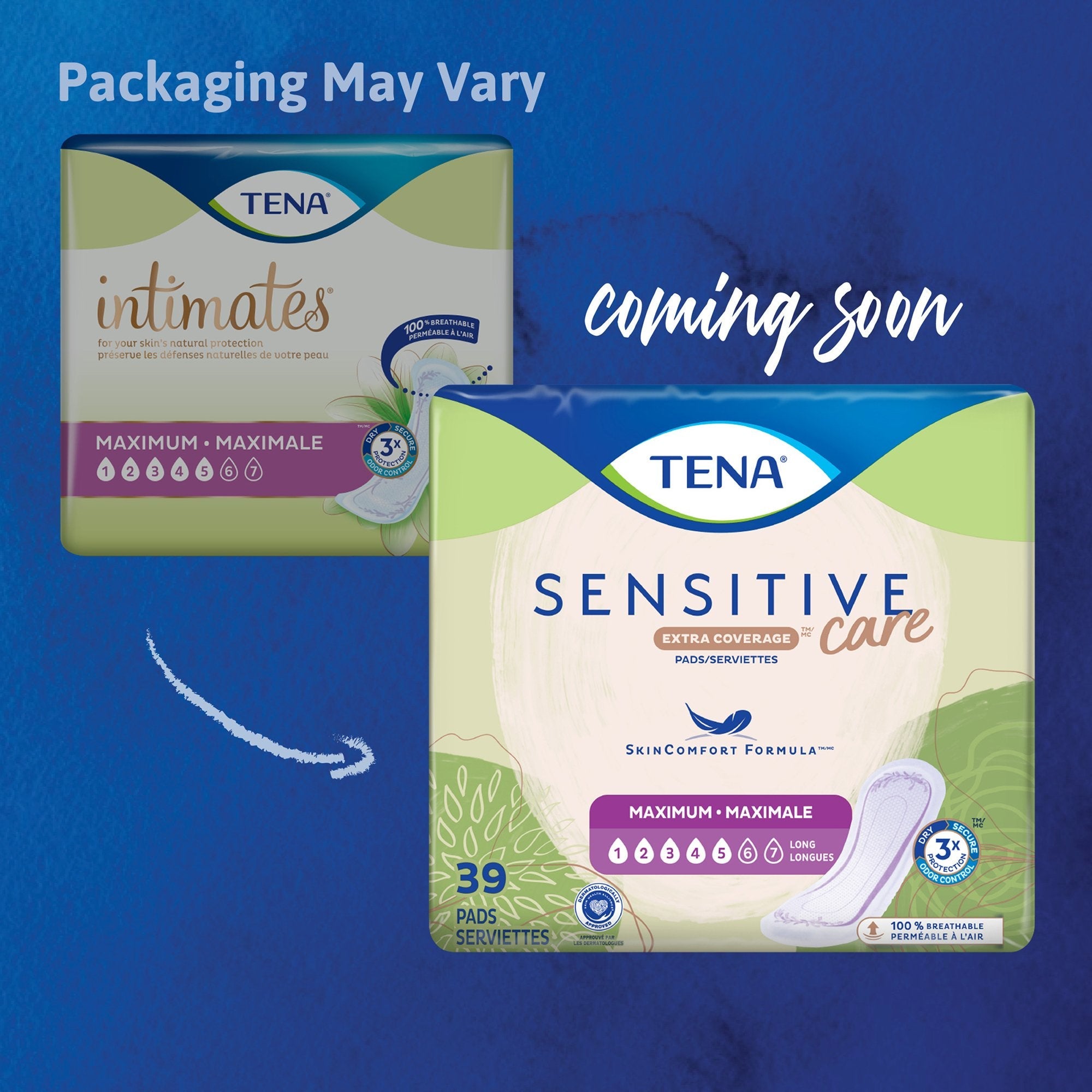 Tena® Intimates™ Maximum Bladder Control Pad, 13-Inch Length (56 Units)