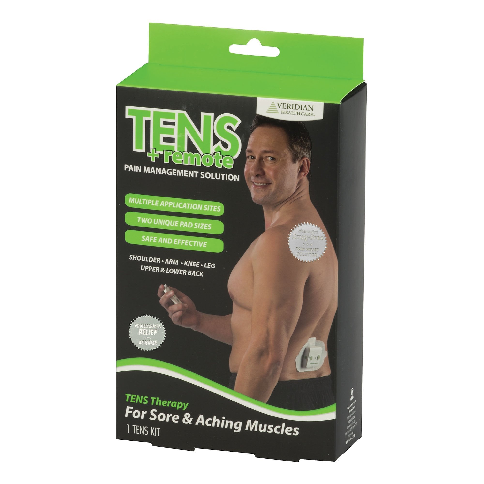 TENS + remote Pain Management Solution TENS kit (1 Unit)