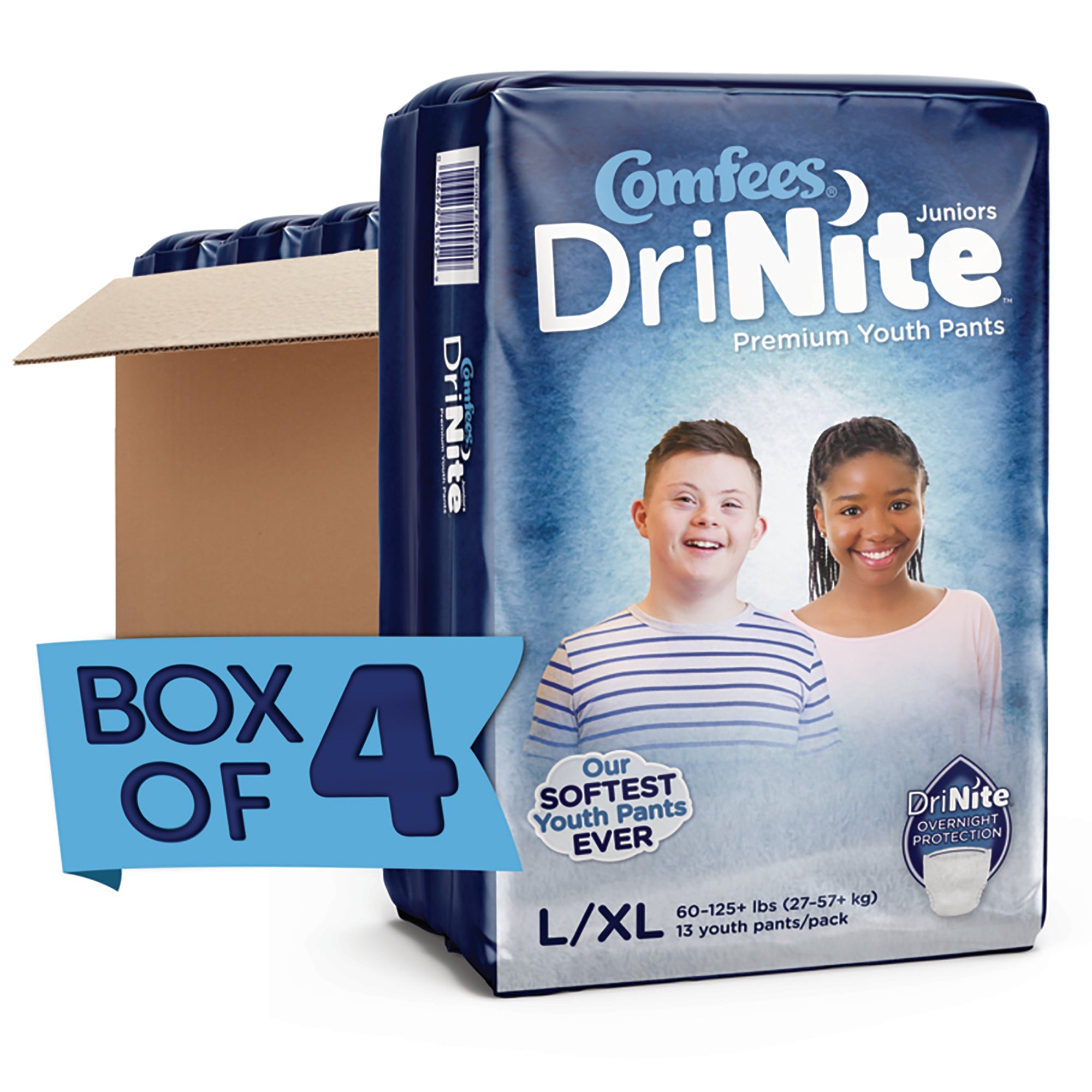 Comfees® DriNite® Juniors Absorbent Underwear, Large / Extra Large (13 Units)