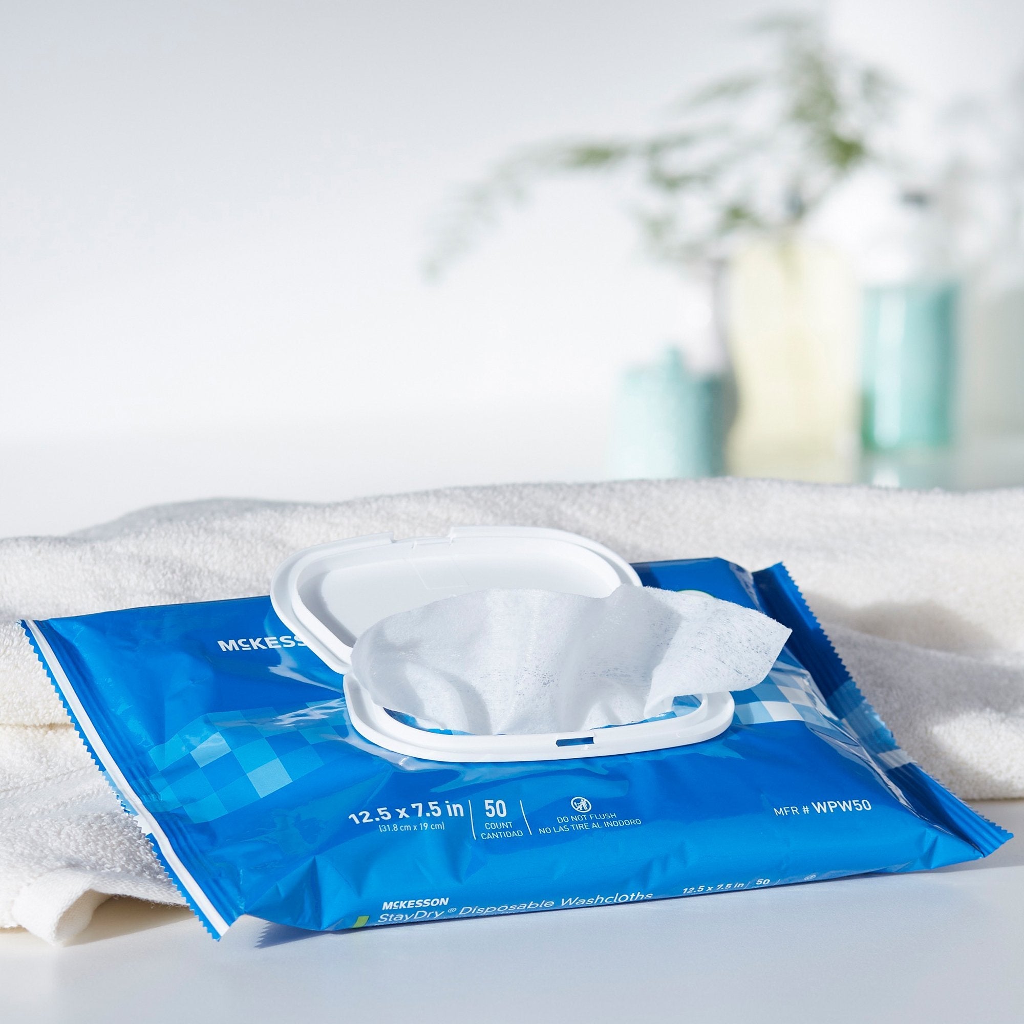 StayDry® Scented Personal Wipes, 50ct Soft Pack - Gentle Skin Care (12 Packs)