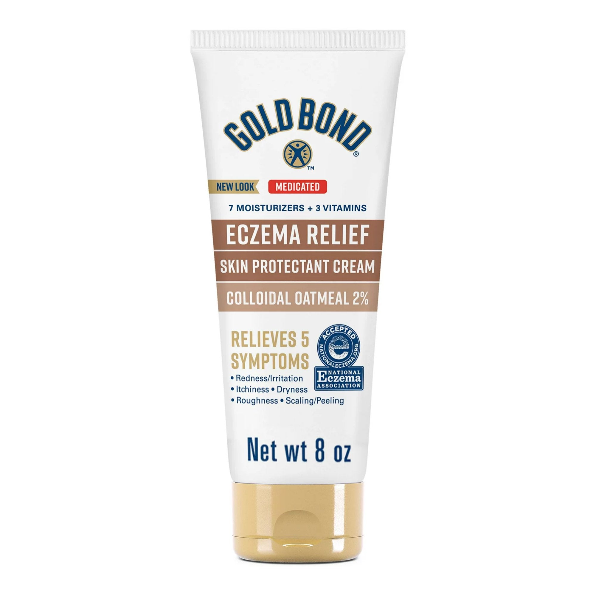 Skin Protectant Gold Bond® Eczema Relief 8 oz. Tube Unscented Cream (1 Unit)