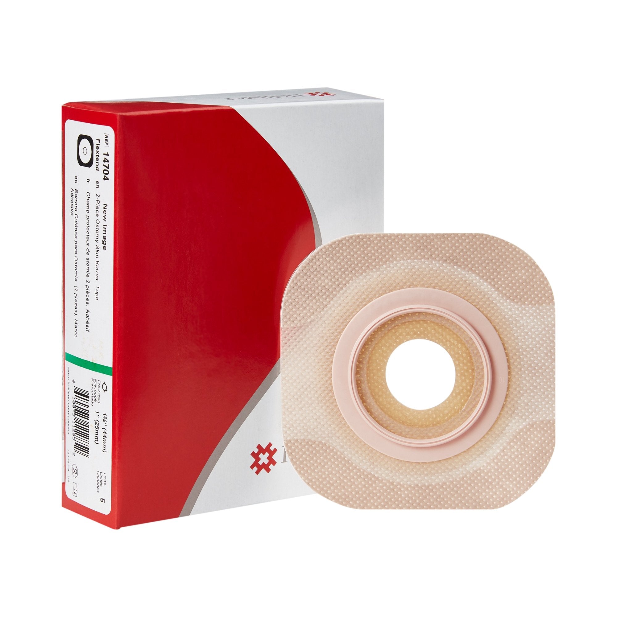 New Image™ Flextend™ Colostomy Barrier With 1 Inch Stoma Opening (5 Units)