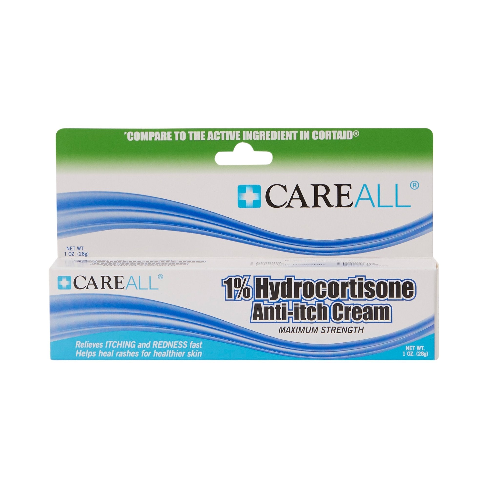 CareALL® Hydrocortisone Itch Relief, 1-ounce tube (72 Units)